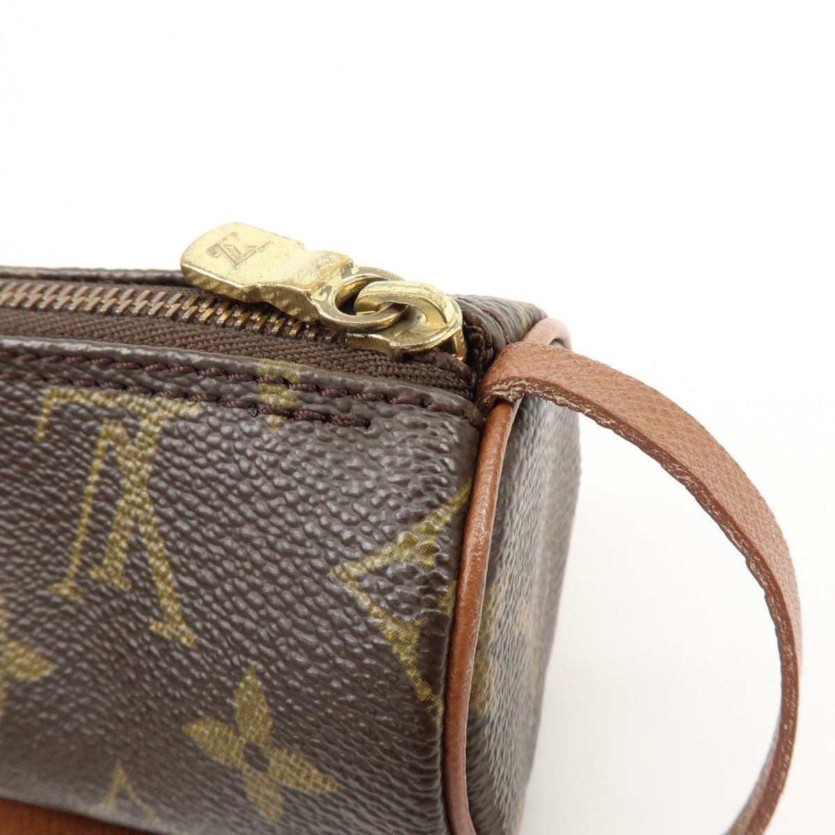 Louis Vuitton Monogram Mini Pouch for Papillon Bag Brown
