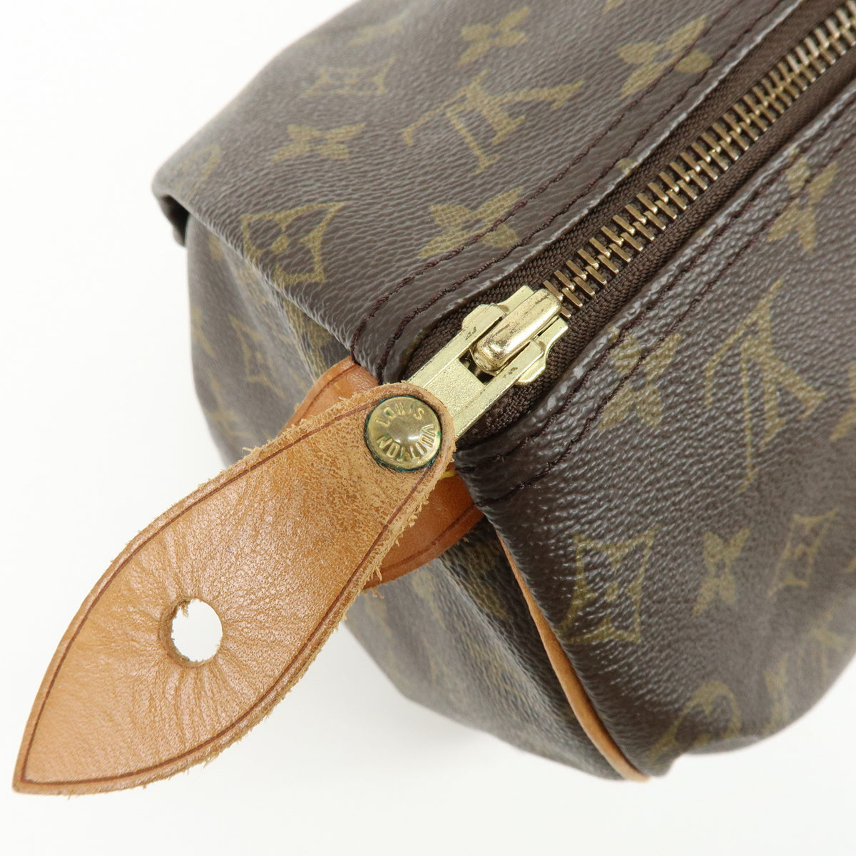 Louis Vuitton Monogram Speedy 40 Hand Bag Boston Bag Brown M41522