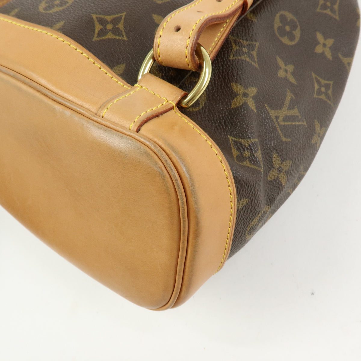 Louis Vuitton Monogram Montsouris MM Backpack Rucksack Brown M51136