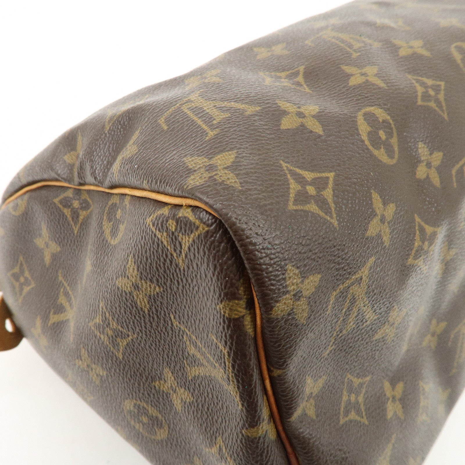 Louis Vuitton Monogram Speedy 30 Hand Bag Boston Bag M41526 Used