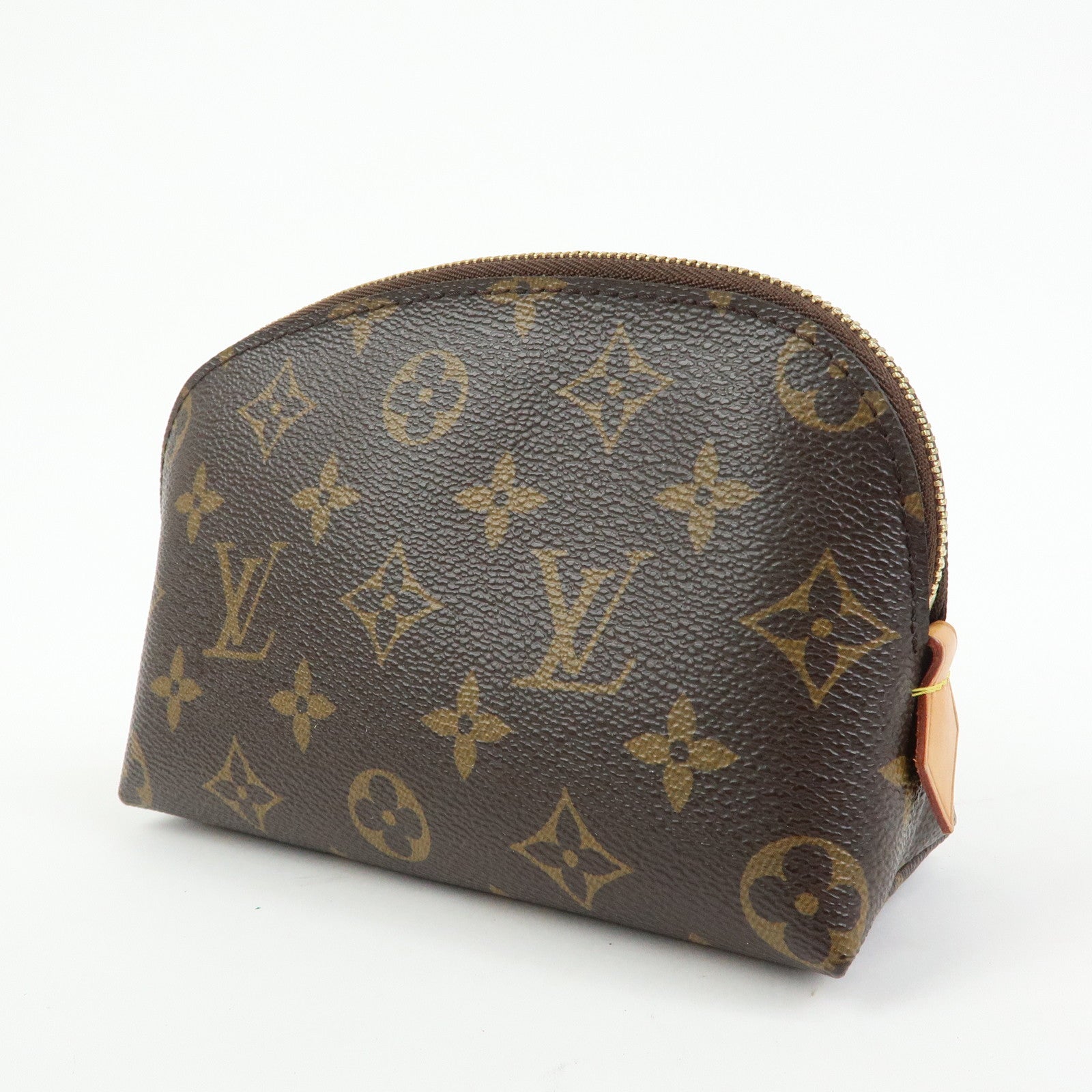 Louis Vuitton Monogram Pochette Cosmetic PM Pouch Brown M47515