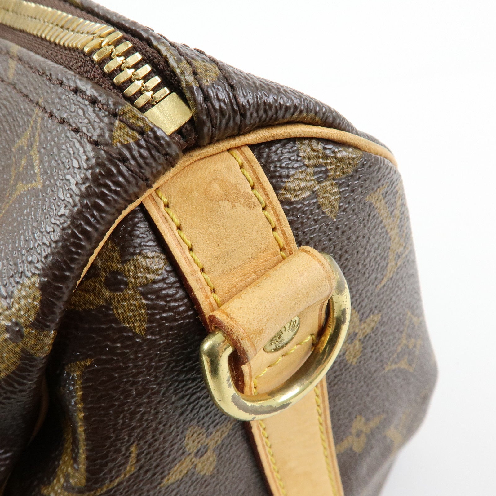 Louis Vuitton Monogram Speedy Bandouliere 30 Boston Bag Brown M40391