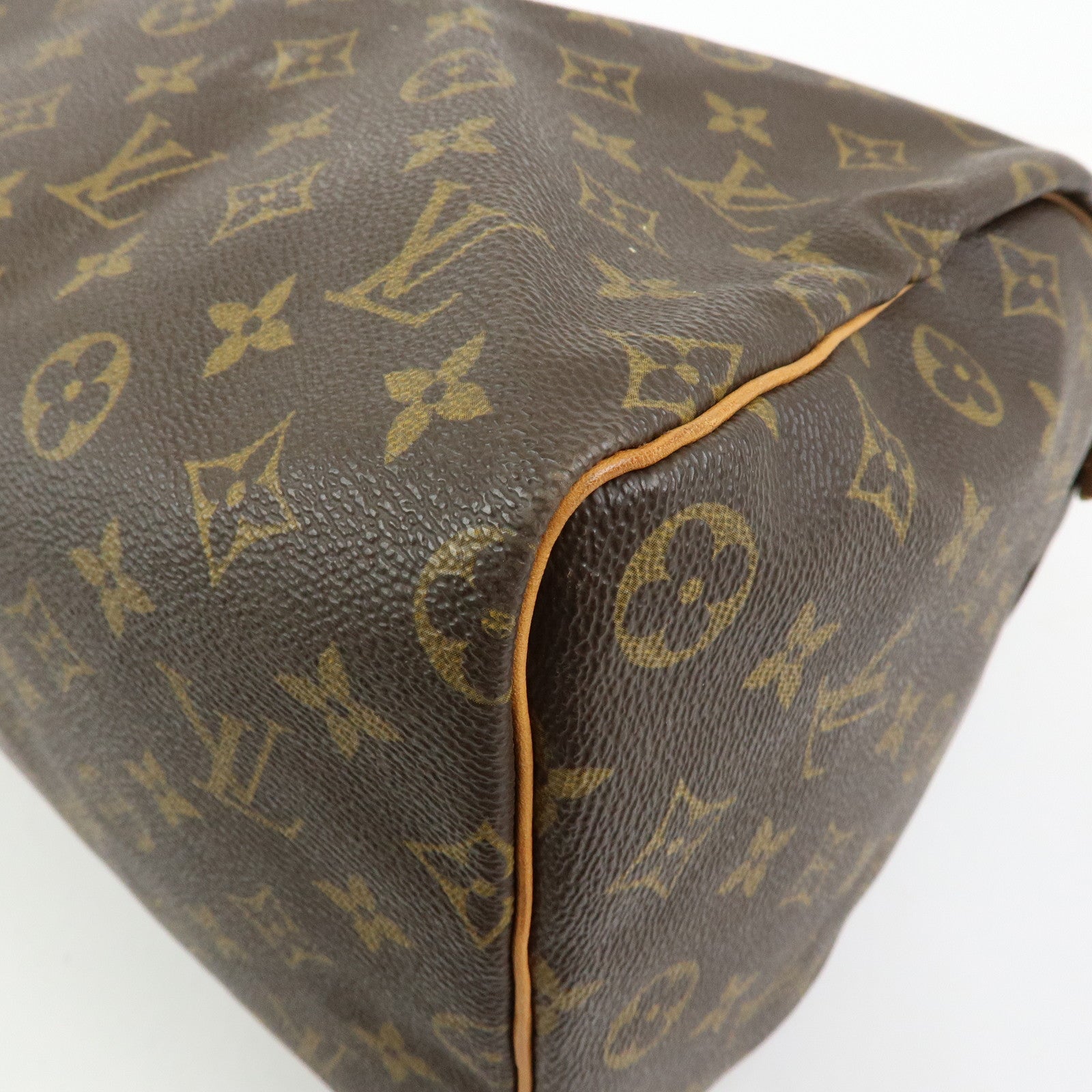 Louis Vuitton Monogram Speedy 40 Hand Bag Boston Bag Brown M41522