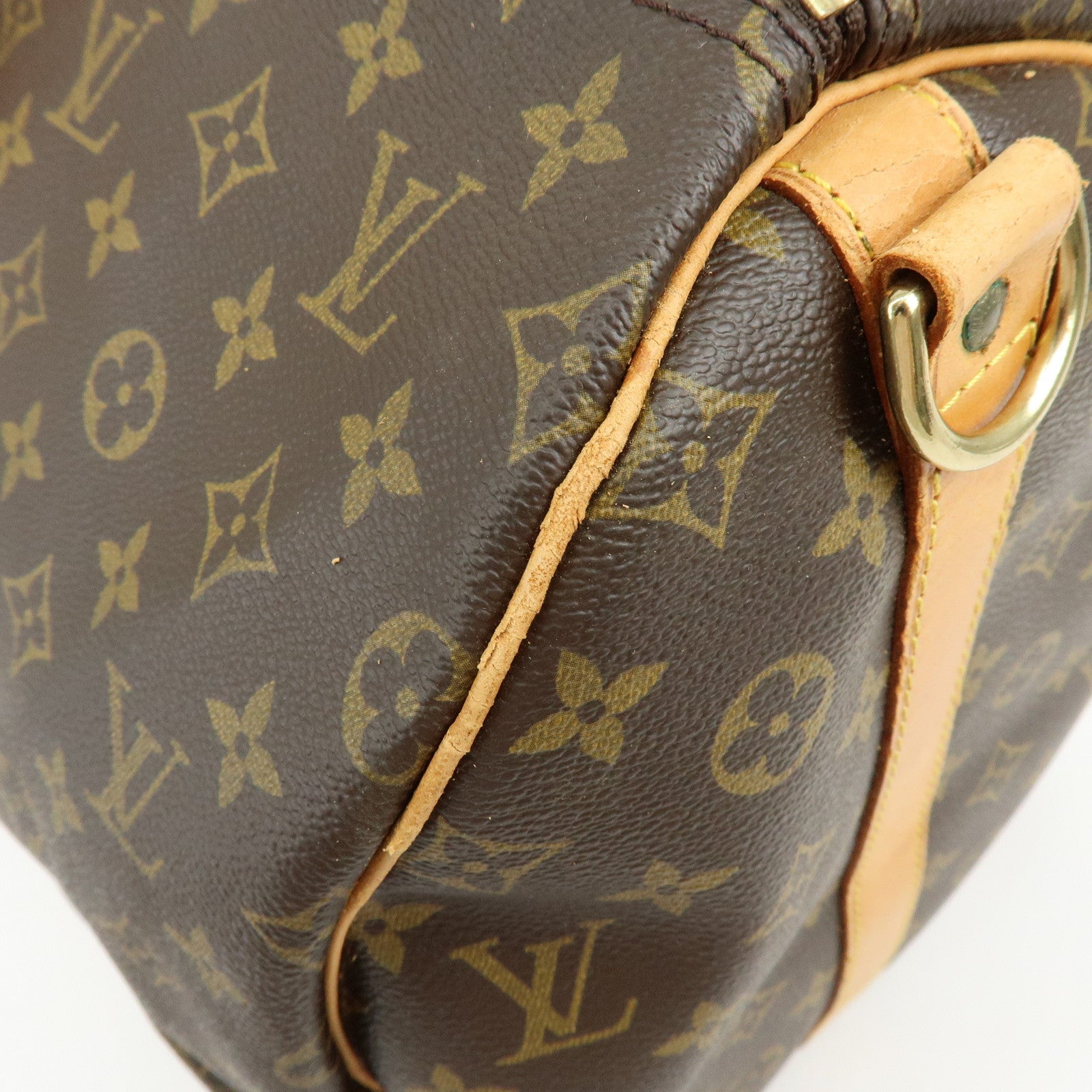 Louis Vuitton Monogram Keep All Bandouliere 55 Boston Bag M41414