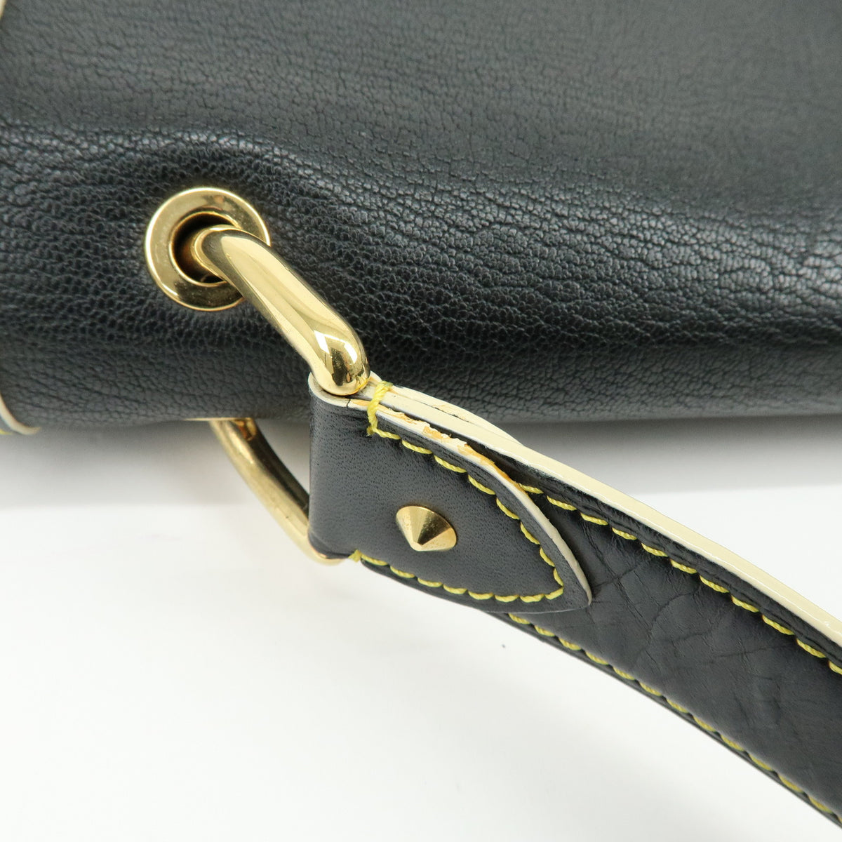 Louis Vuitton Talentueux Suhali Leather Shoulder Bag Studs Noir M91820