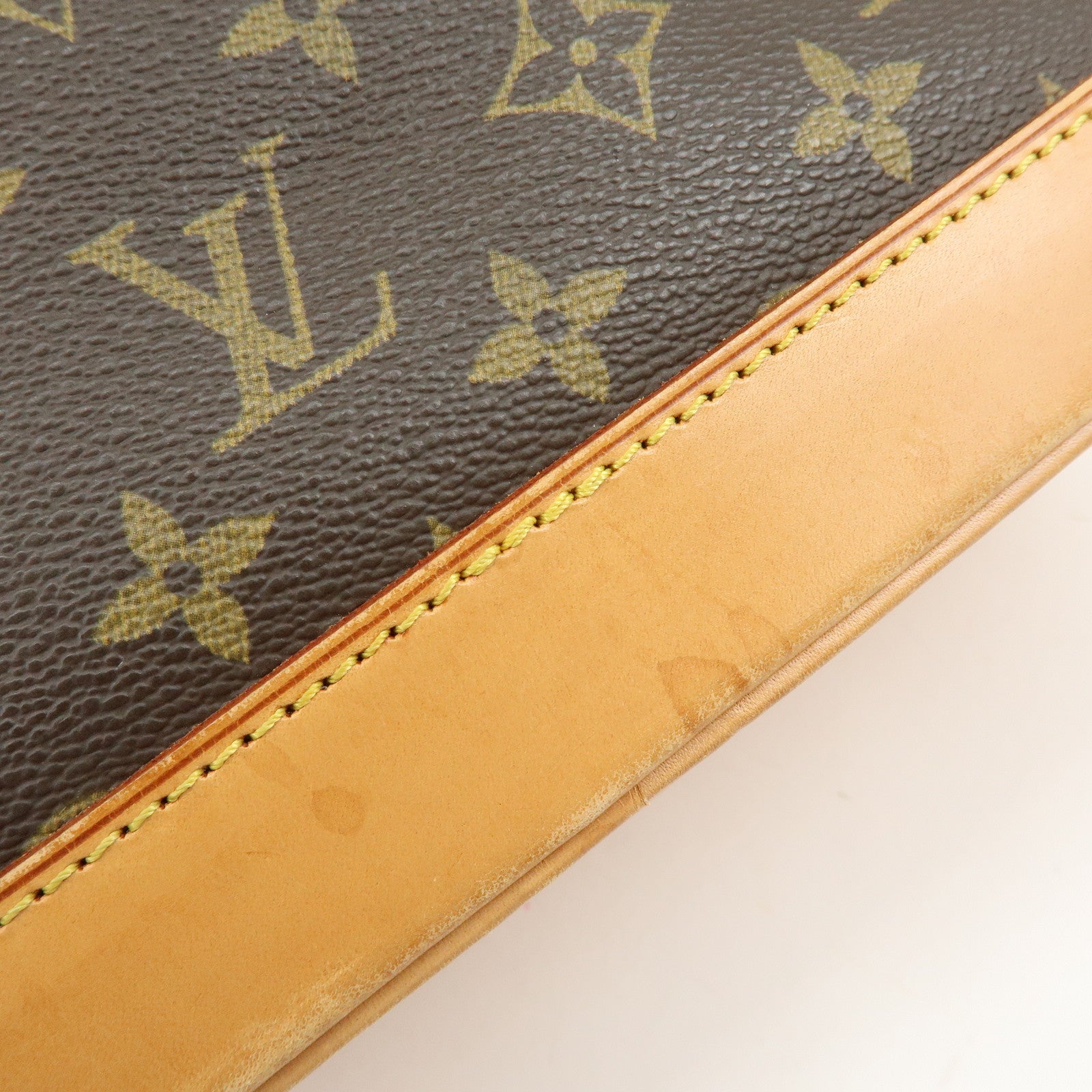 Louis Vuitton Monogram Alma Hand Bag Brown Brown M51130