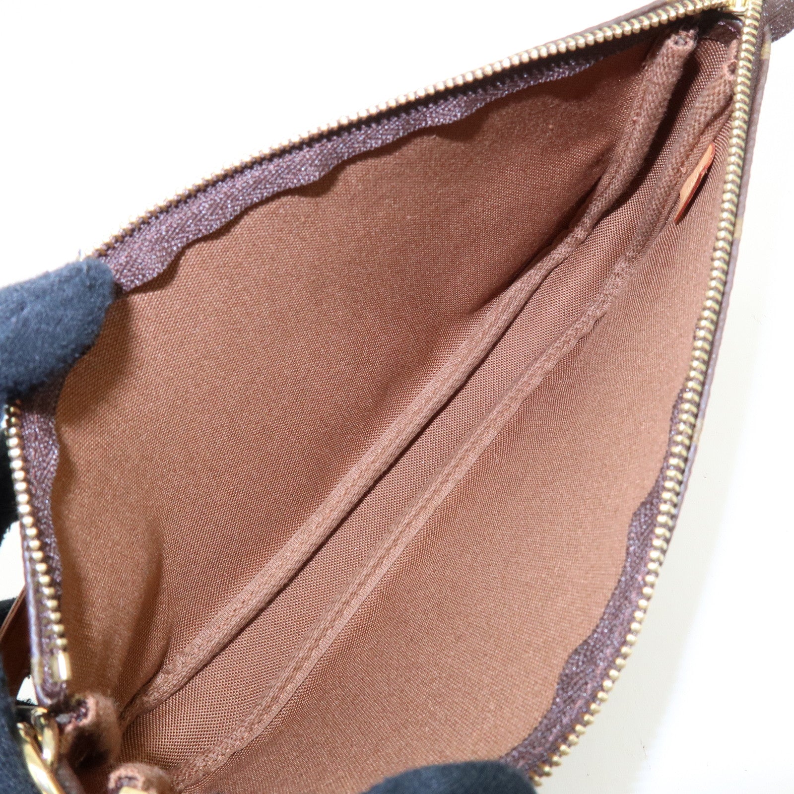 Louis Vuitton Monogram Pochette Accessoires Hand Bag Brown M51980