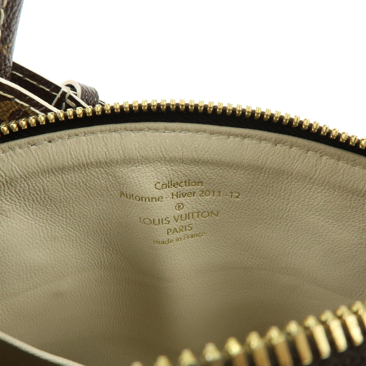 Louis Vuitton Monogram Shiny Lockit BB Mini Hand Bag Brown M40599