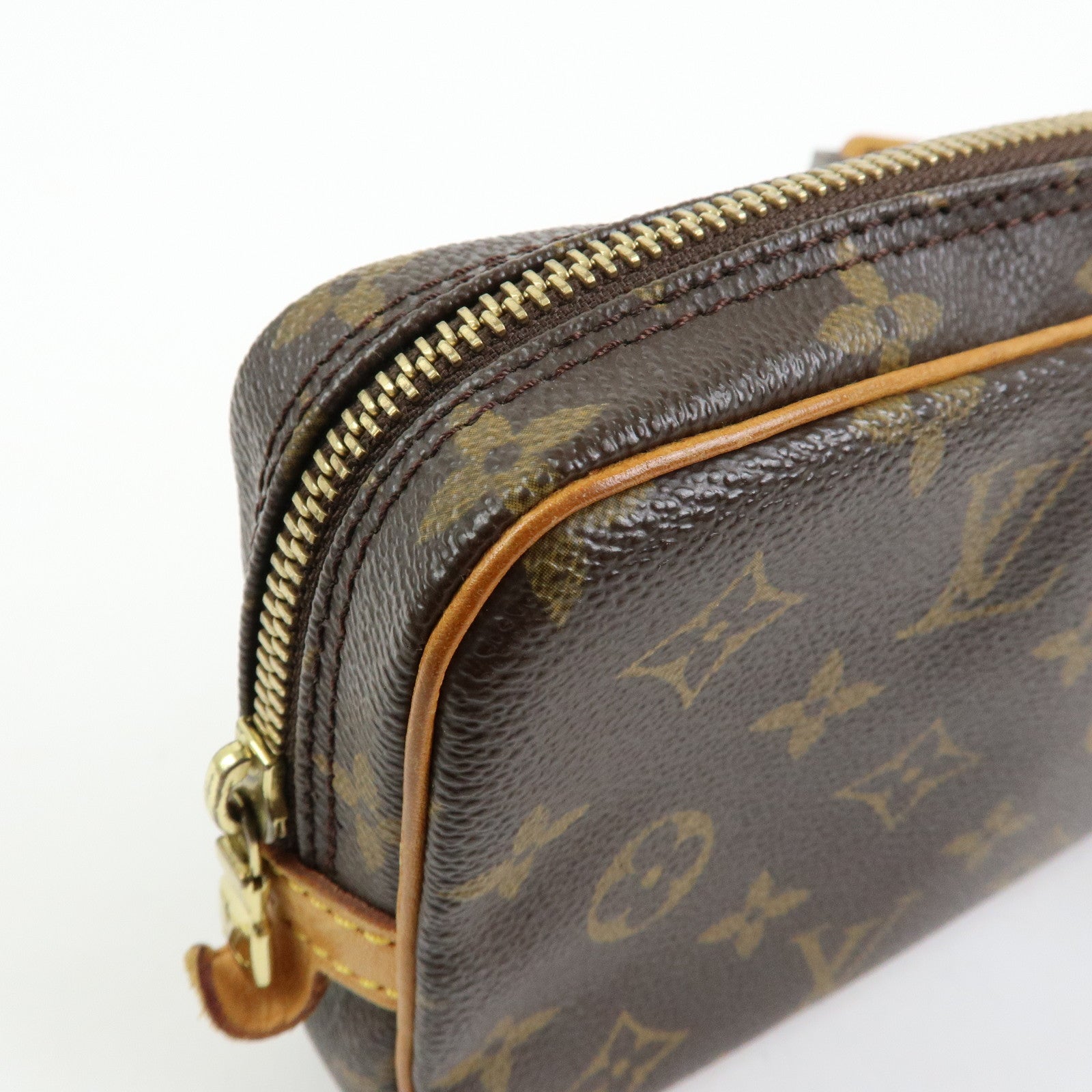 Louis Vuitton Monogram Pochette Marly Bandouliere Bag Brown M51828