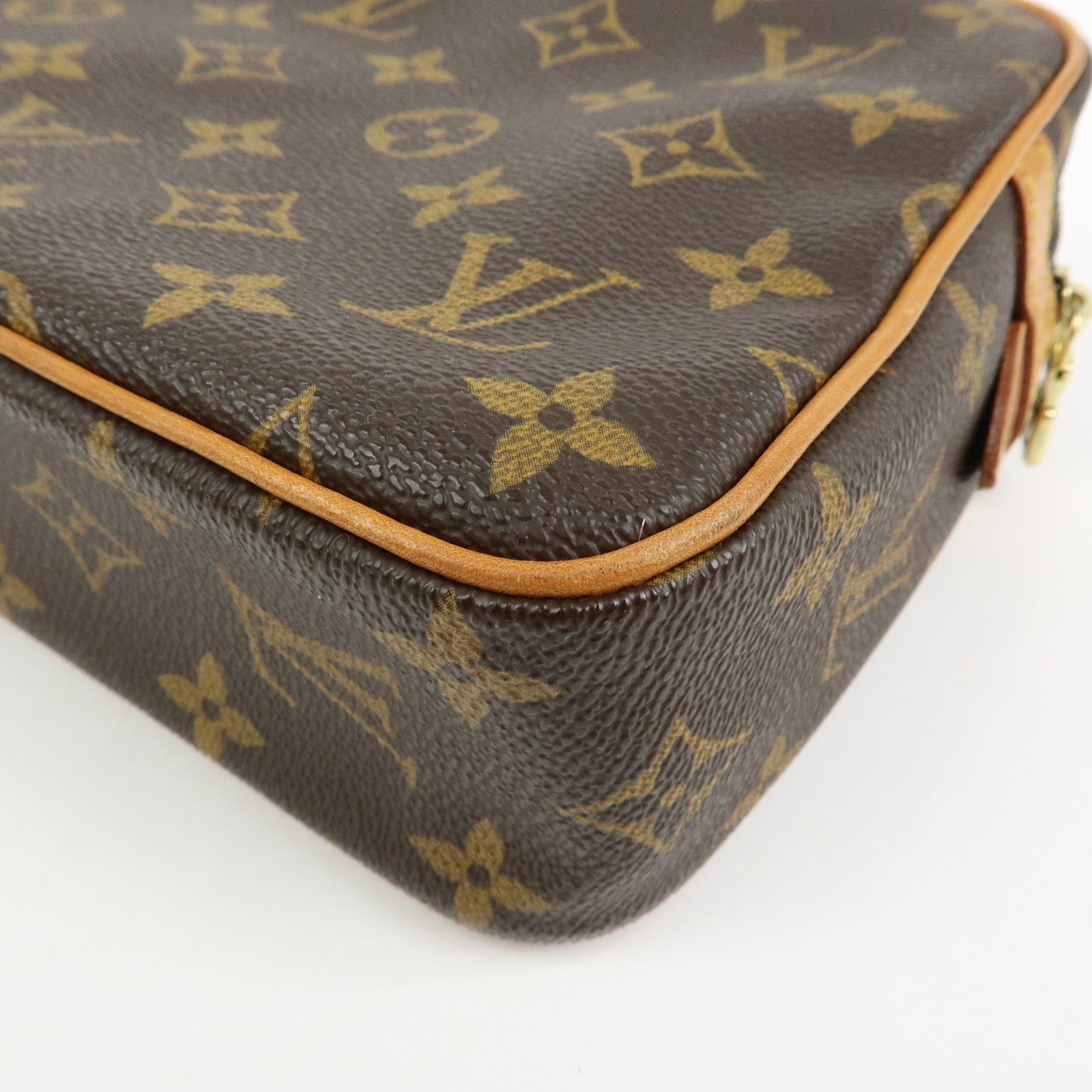 Louis Vuitton Monogram Compiegne 23 Pouch Clutch Bag Brown M51845