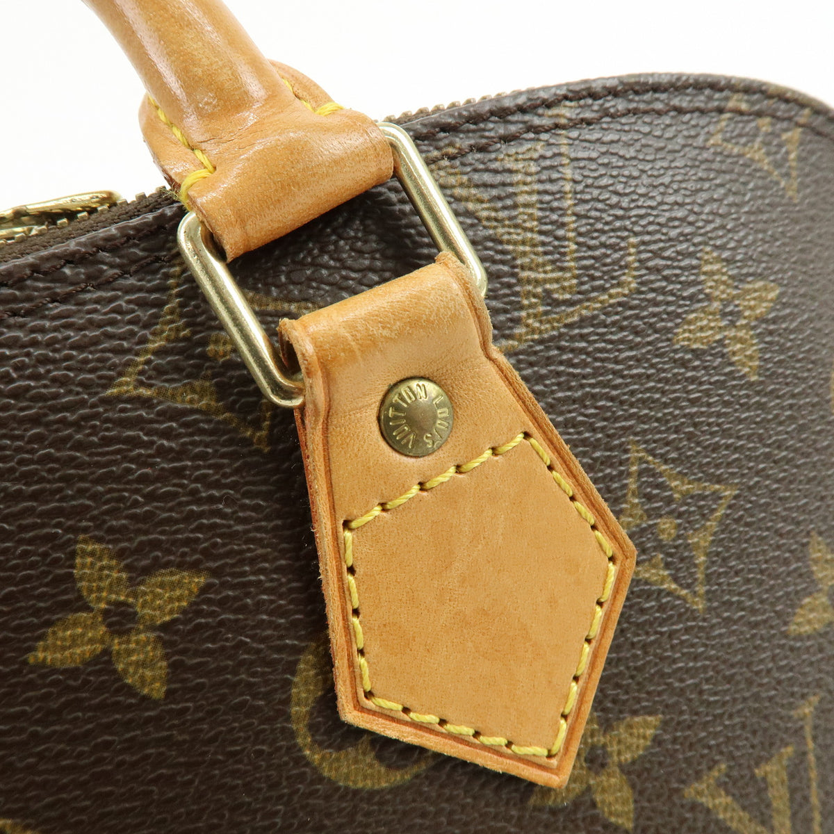 Louis Vuitton Monogram Alma PM Hand Bag Brown M51130