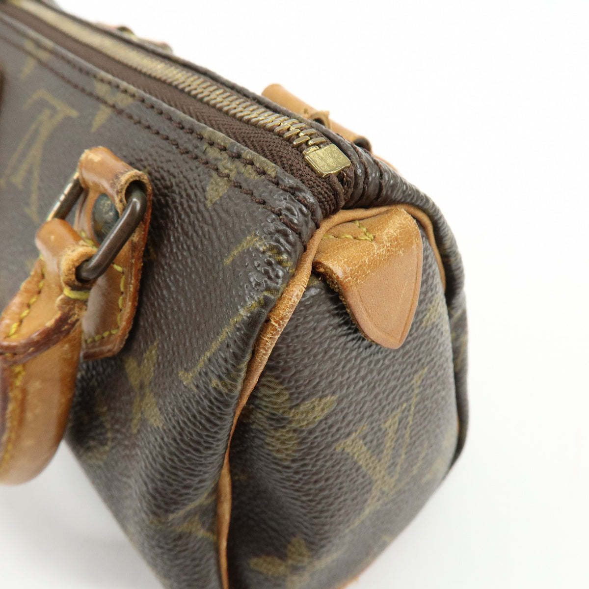 Louis Vuitton Monogram Mini Speedy Hand Bag Brown M41534 J75011 Lot