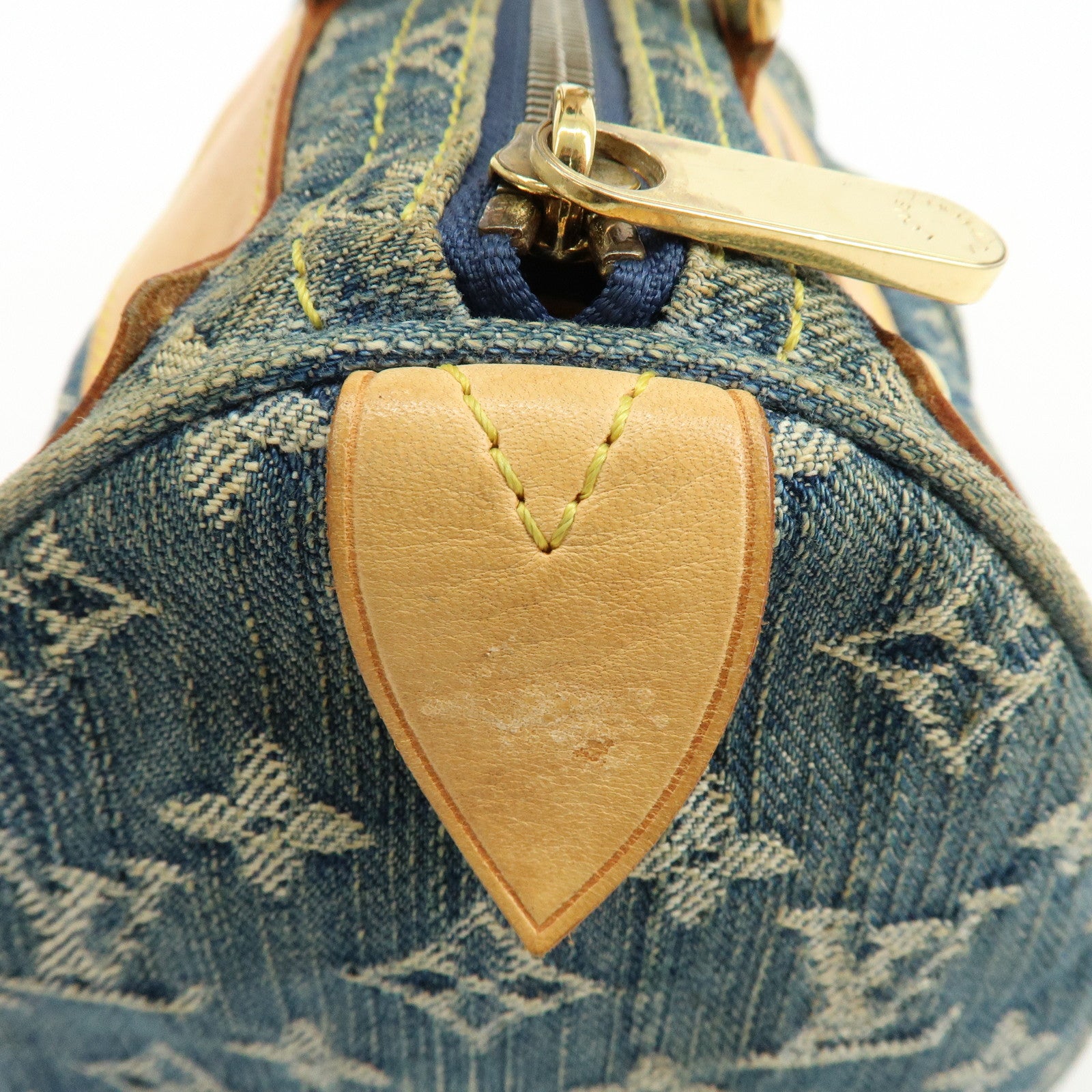 Louis Vuitton Monogram Denim Neo Speedy Boston Bag Blue M95019