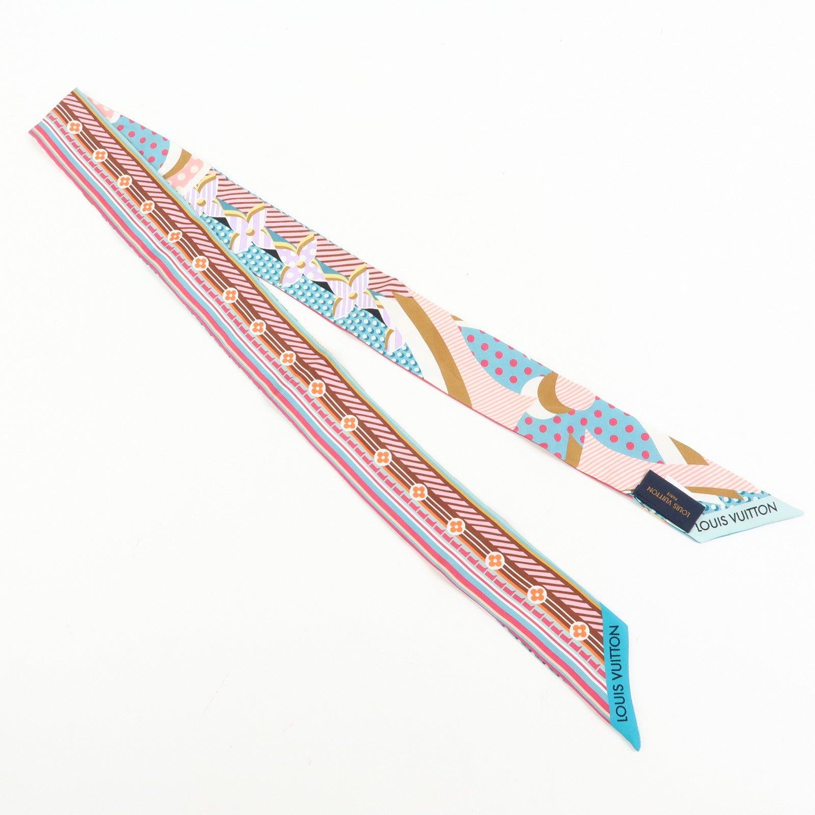 Louis Vuitton Silk100% Bandeau BB POP LV Scarf Multicolor M73859