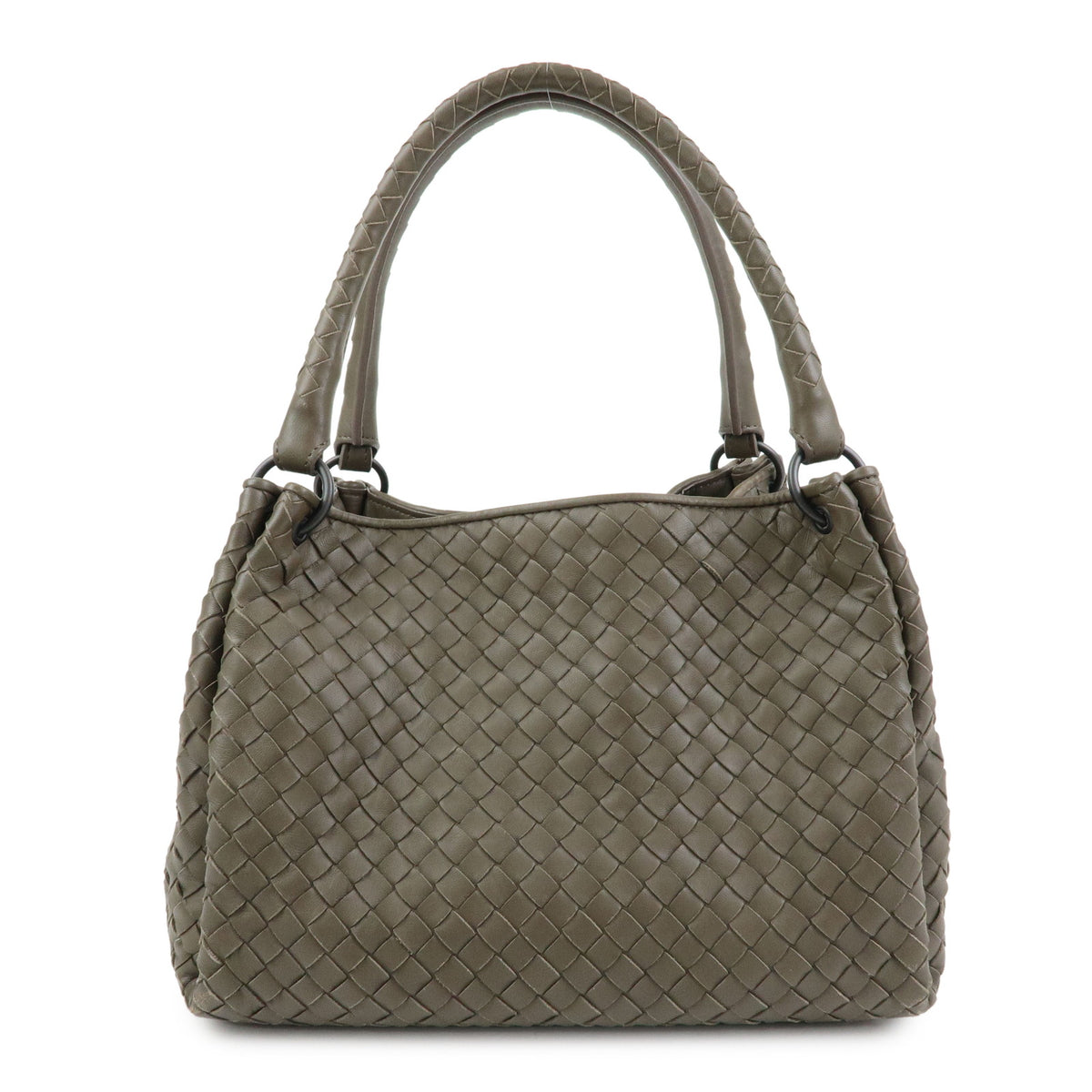 BOTTEGA VENETA Intrecciato Parachute Nappa Leather Shoulder Bag 428047