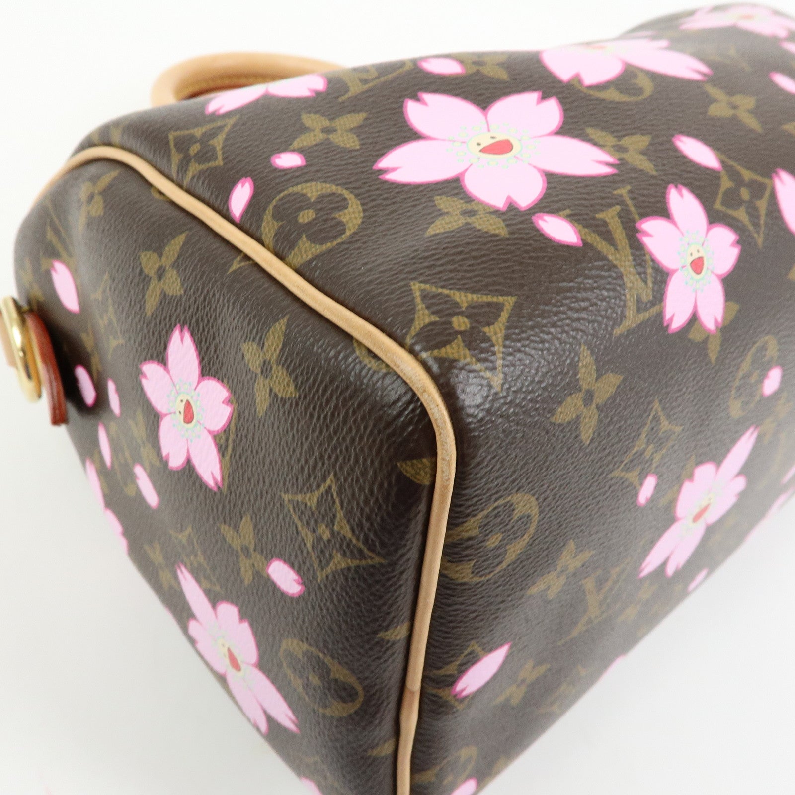 Louis Vuitton Monogram Murakami Speedy Bandouliere 25 Brown M14174