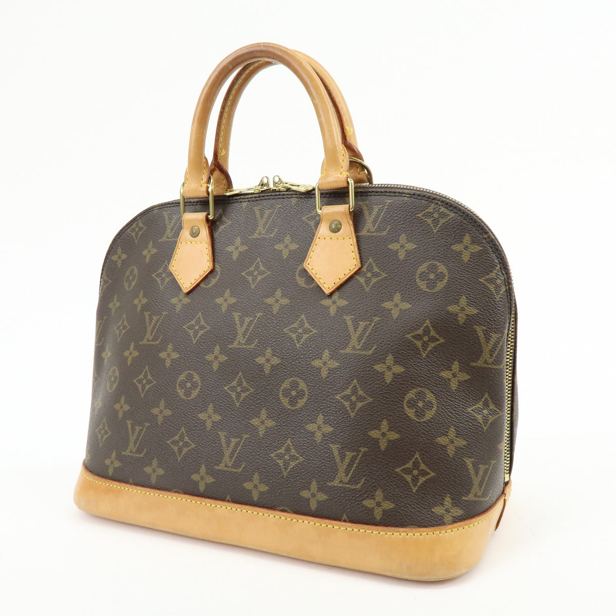 Louis Vuitton Monogram Alma PM Hand Bag Brown M51130