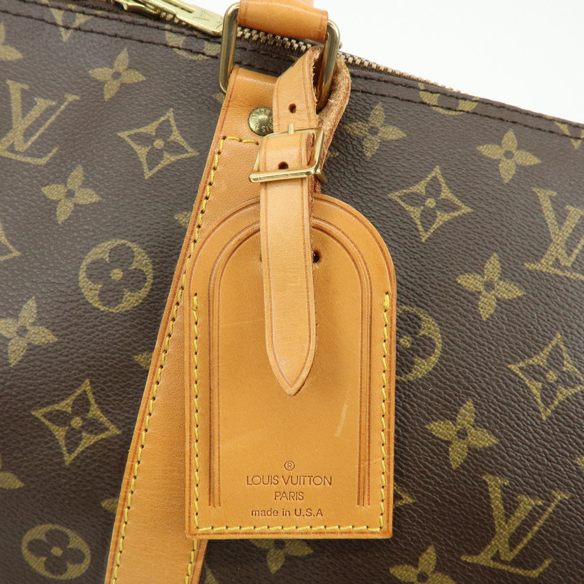 Louis Vuitton Monogram Keep All Bandouliere 55 Boston Bag M41414