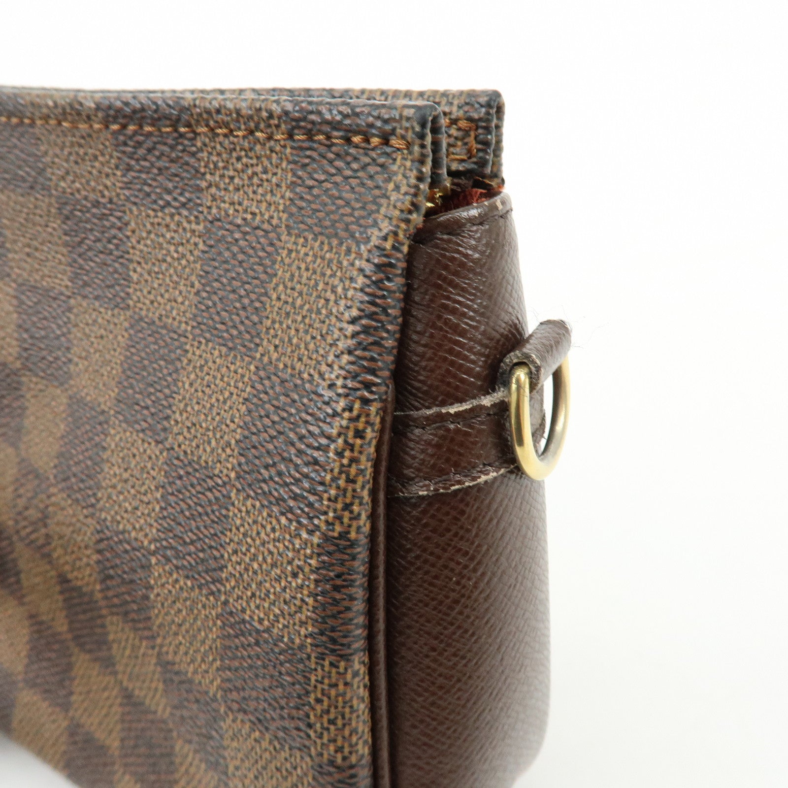 Louis Vuitton Damier Trousse Makeup Accessory Pouch Brown N51982 Lot