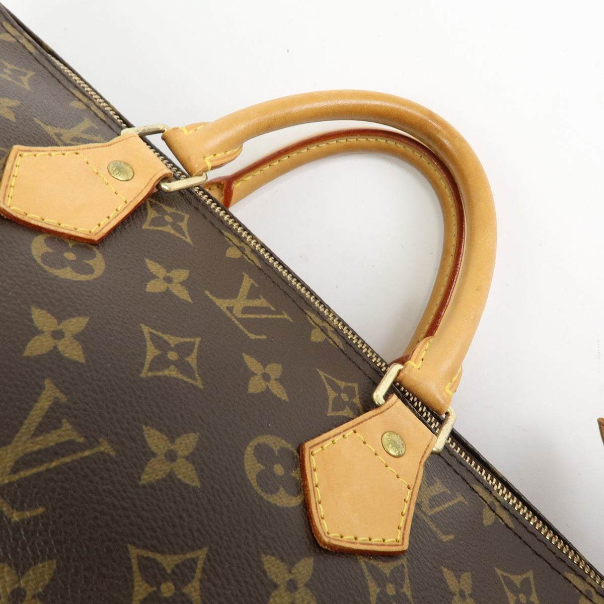 Louis Vuitton Monogram Speedy 40 Hand Bag Boston Bag Brown M41522