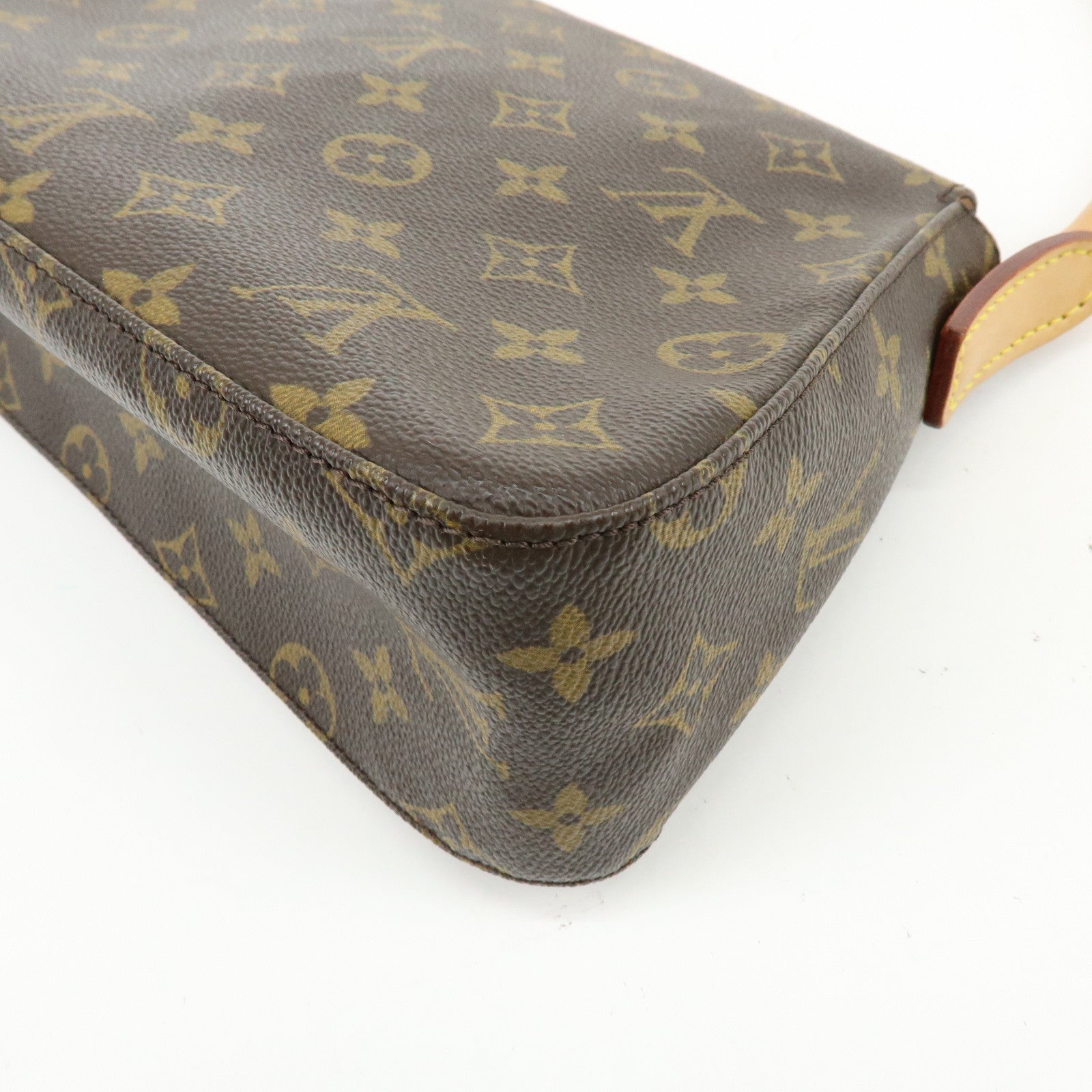 Louis Vuitton Monogram Mini Looping Shoulder Bag Hand Bag Brown M51147