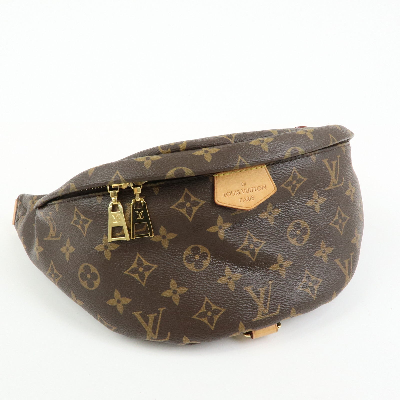 Louis Vuitton Monogram Bum Bag Crossbody Shoulder Bag Brown M43644