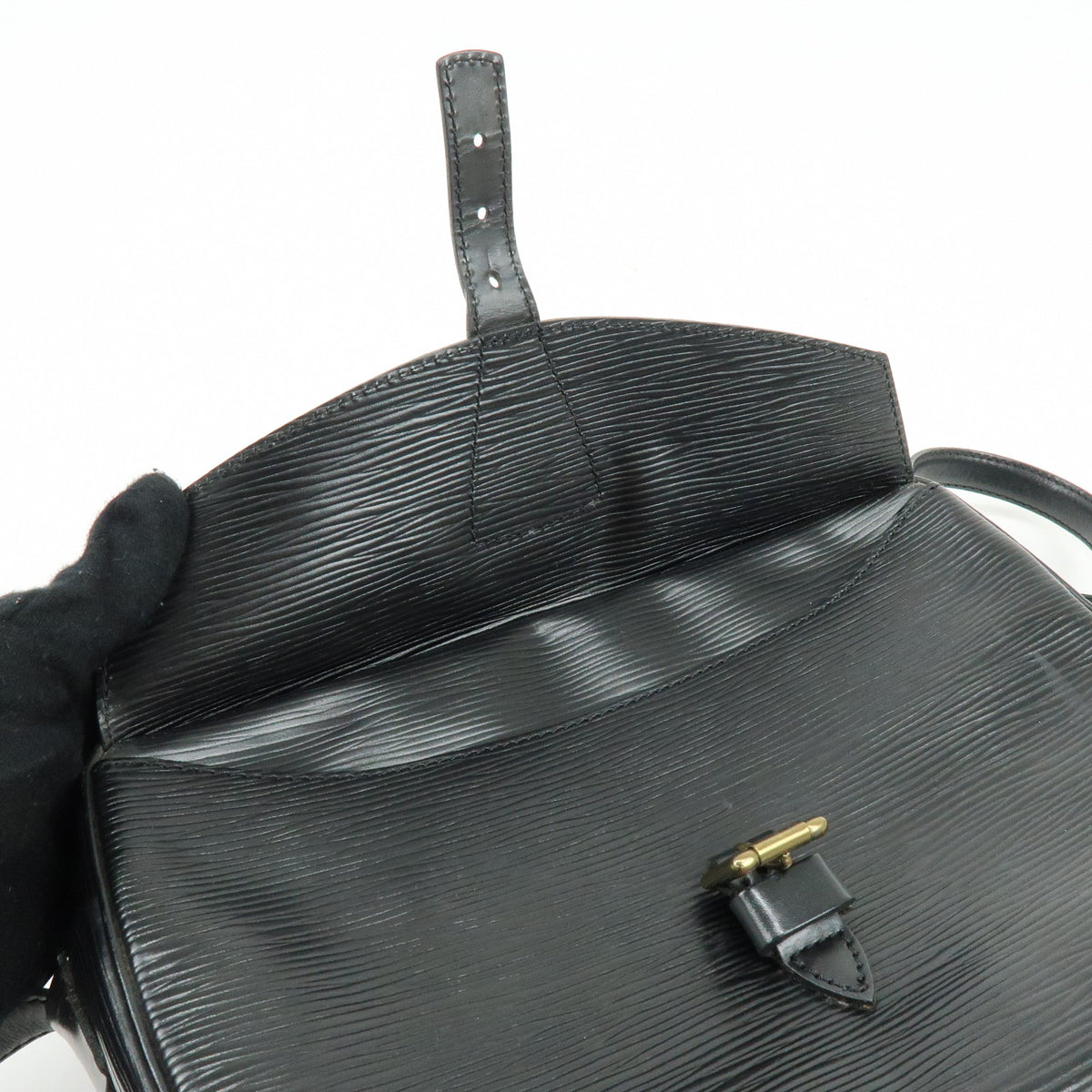 Louis Vuitton Epi Leather Jeune Fille Shoulder Bag Noir M52152