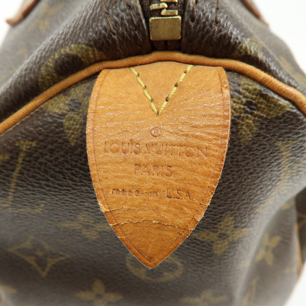 Louis Vuitton Monogram Speedy 30 Boston Bag Hand Bag Brown M41526