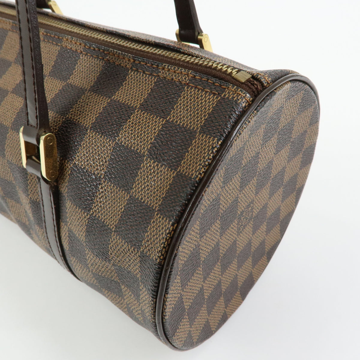 Louis Vuitton Damier Ebene Papillon 30 Hand Bag Brown N51303