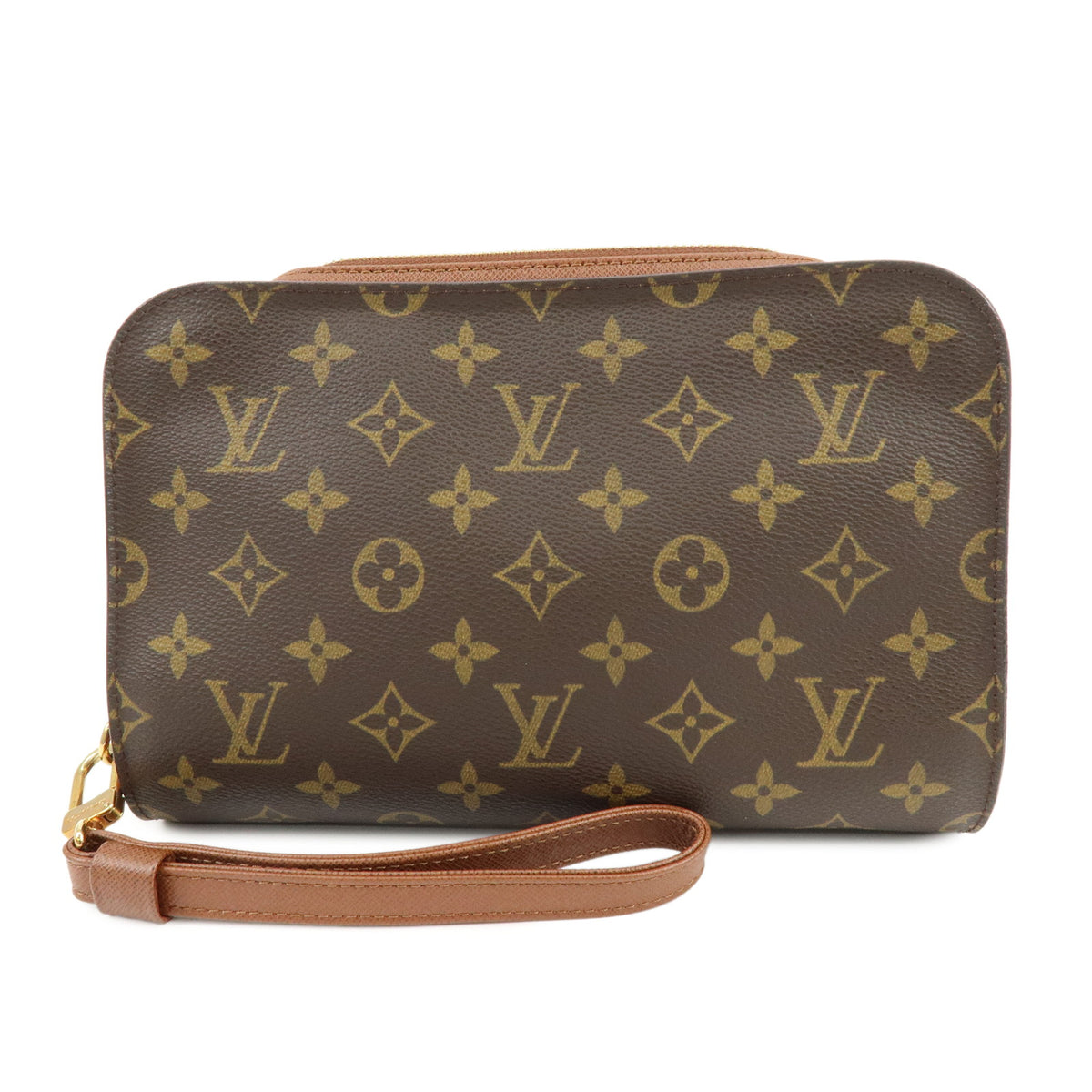 Louis Vuitton Monogram Orsay Clutch Bag Pouch Brown M51790