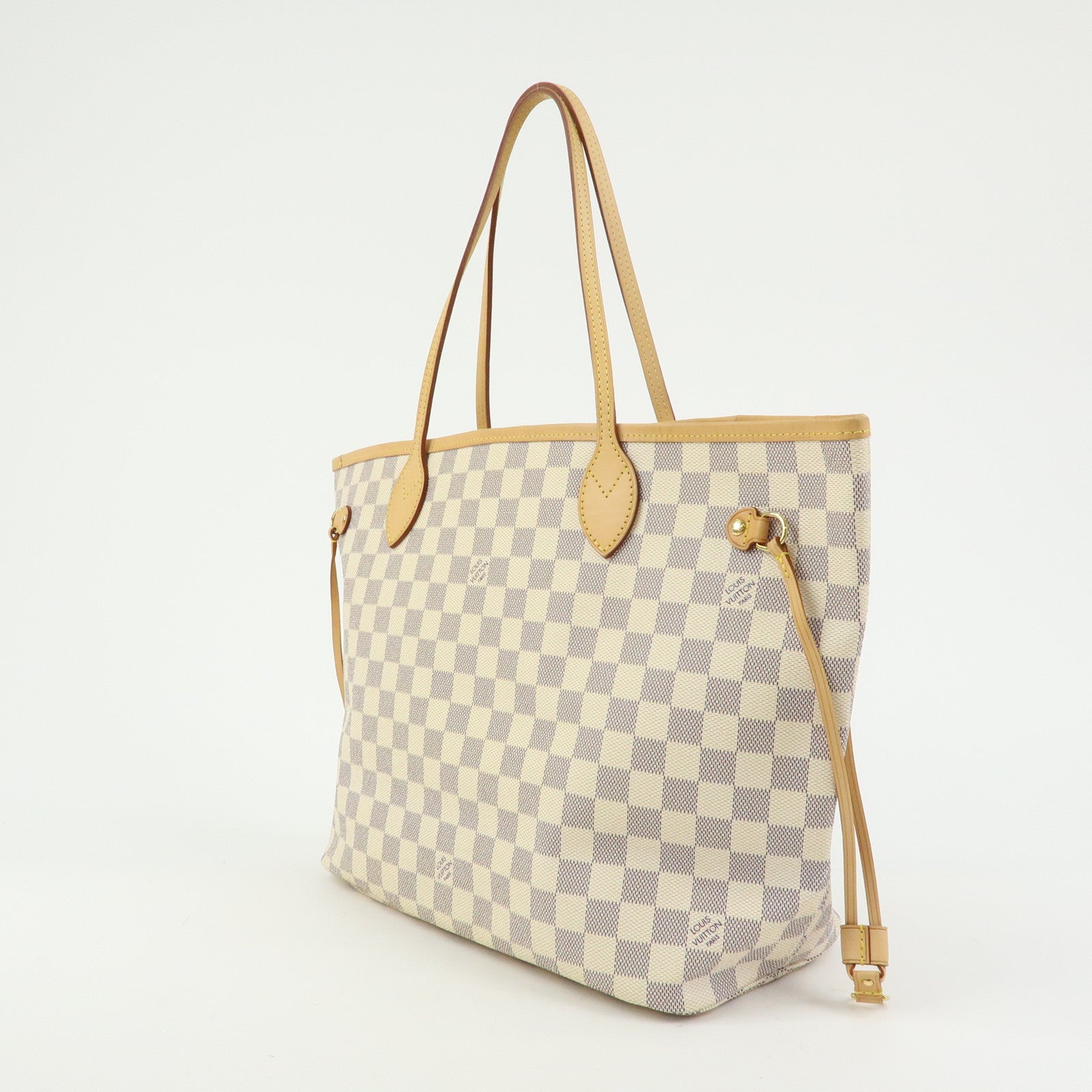 Louis Vuitton Damier Azur Neverfull MM Tote Bag Shoulder Bag N41361