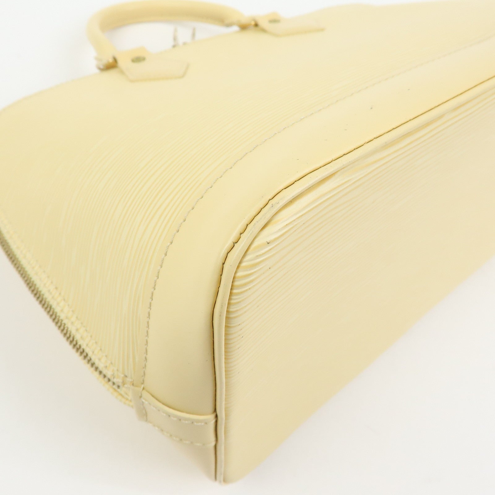 Louis Vuitton Alma Epi Leather Hand Bag Vanilla M5214A