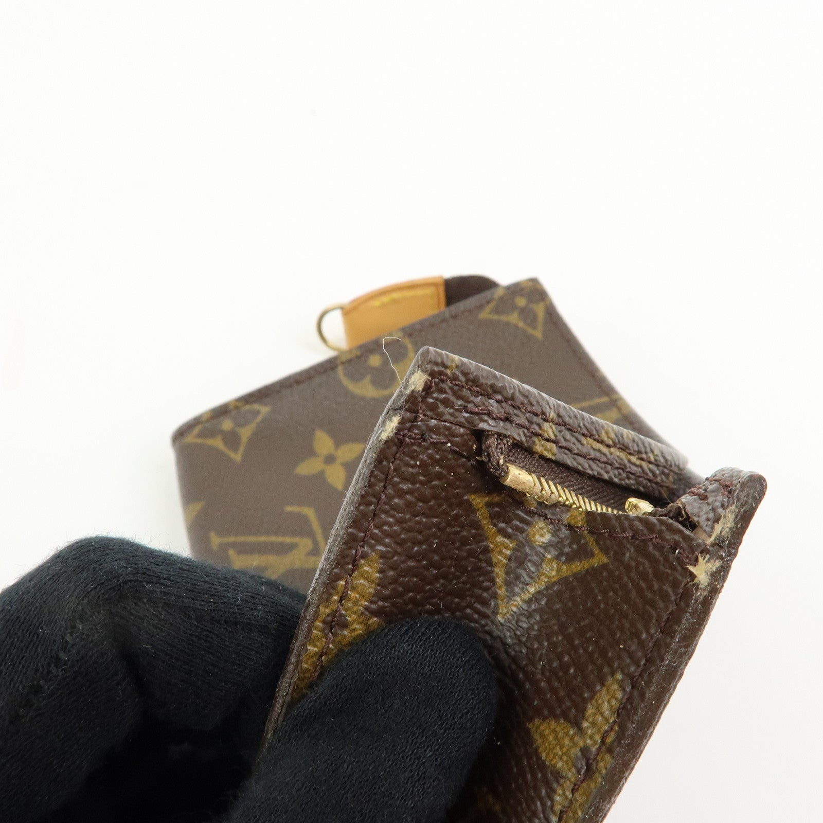 Louis Vuitton Monogram Pouch for Bucket PM Bag Accessory Pouch Brown