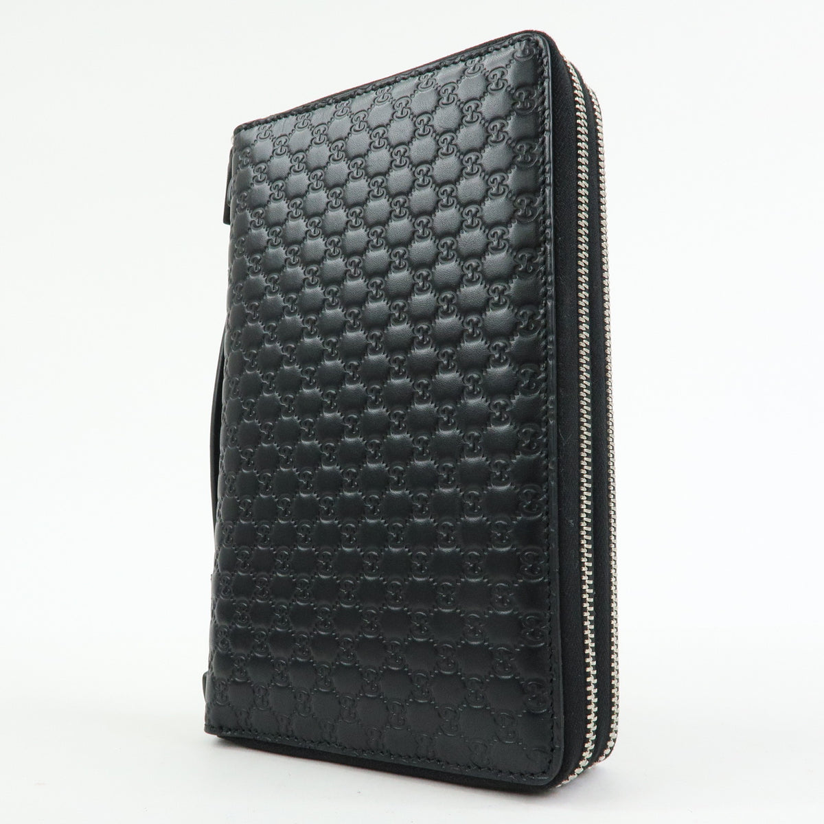 GUCCI Micro Guccishima Leather Travel Document Case Organizer 449246