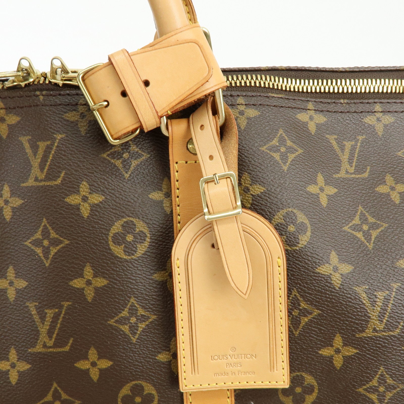 Louis Vuitton Monogram Keep All 60 Boston Bag Brown M41422