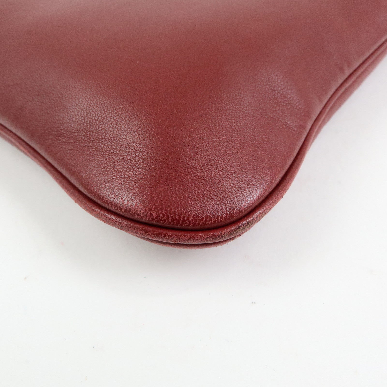 HERMES Sac Aline Mini Veau Swift Shoulder Bag C Stamped Rouge H