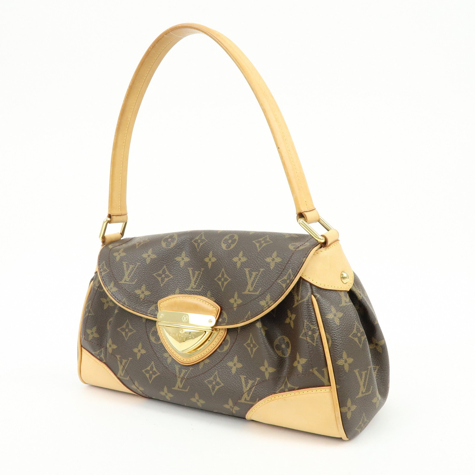 Louis Vuitton Monogram Beverly MM Shoulder Bag Hand Bag Brown M40121