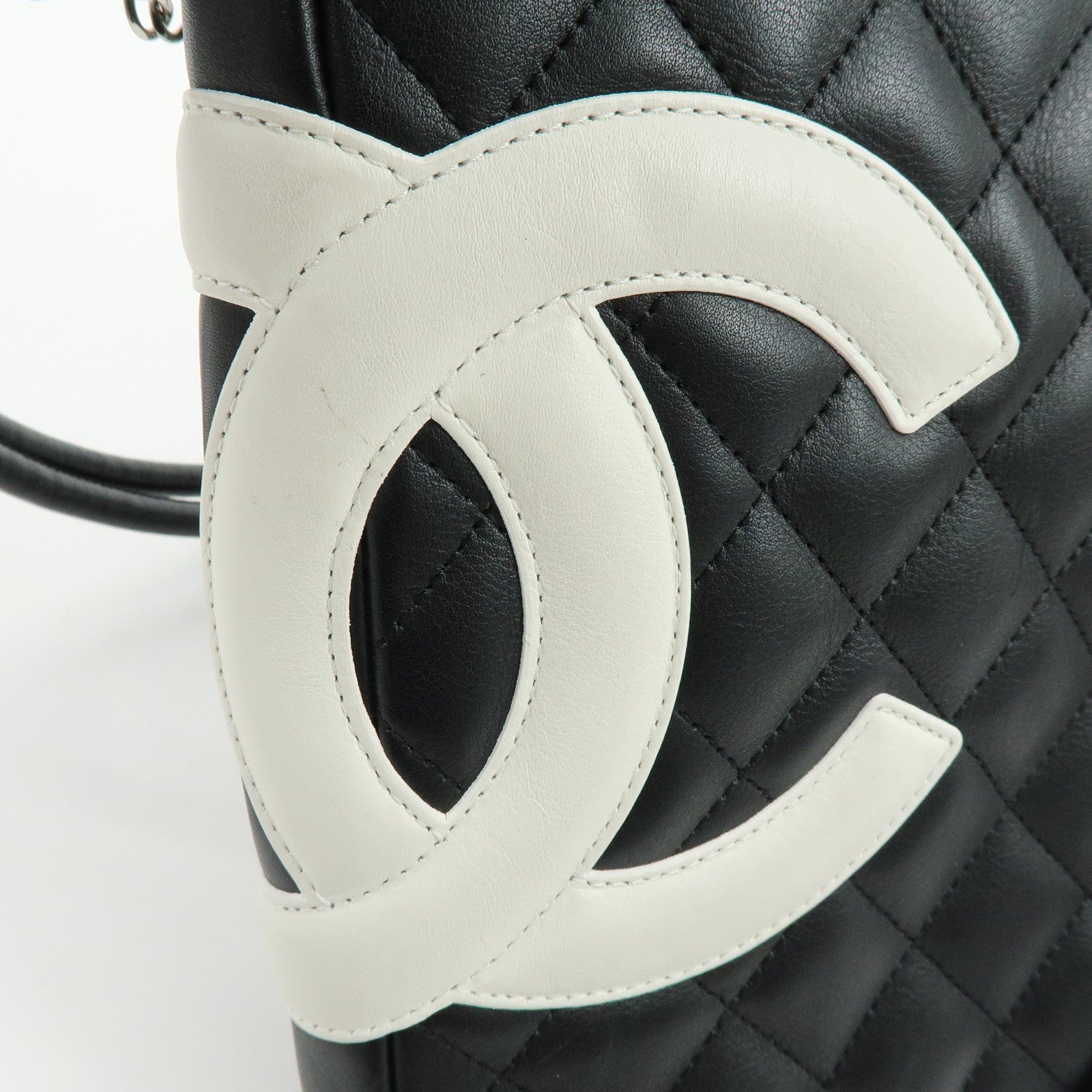 CHANEL Cambon Line Lambskin Medium Pochette Shoulder Bag A25178