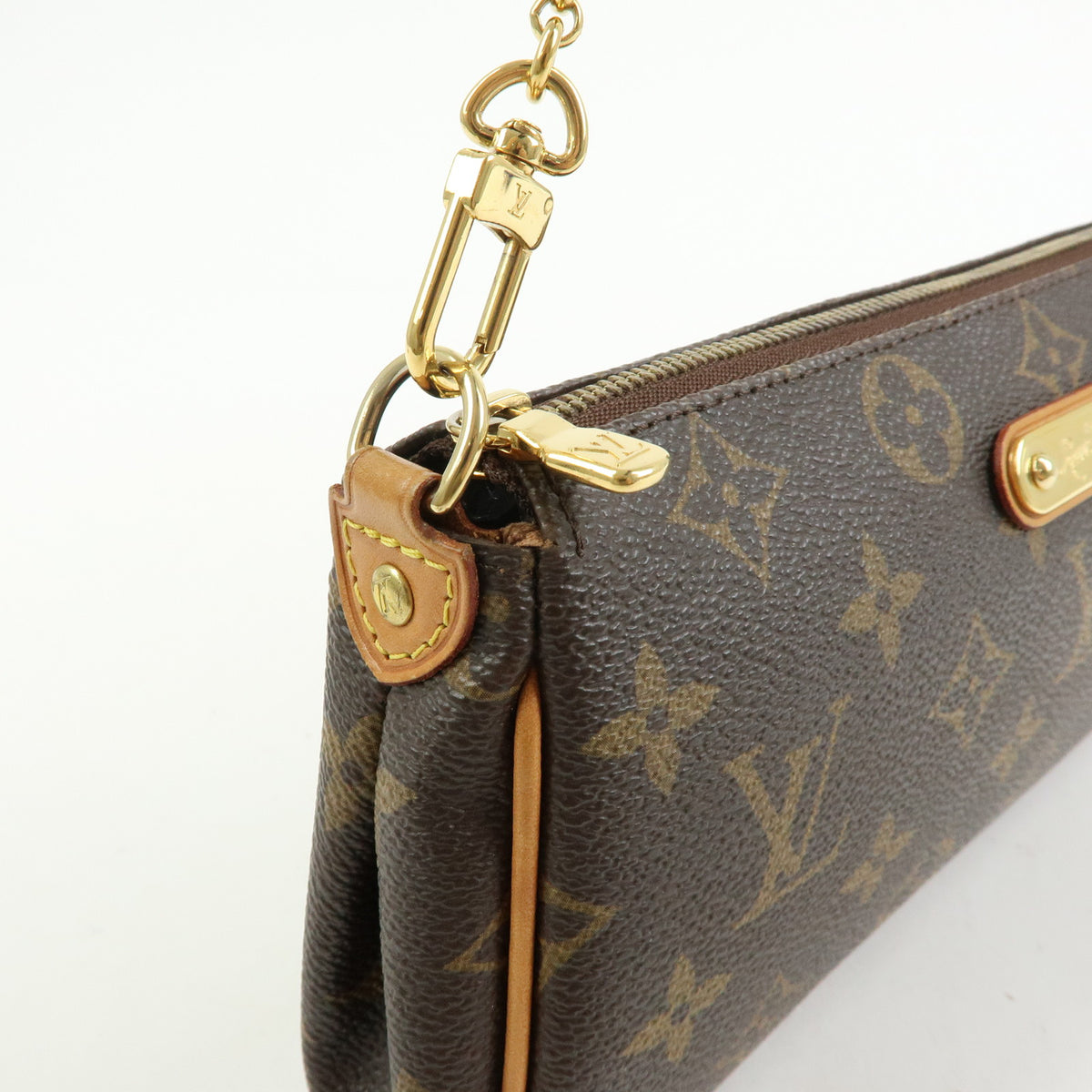 Louis Vuitton Monogram Eva 2Way Chain Shoulder Bag Pouch Brown M95567