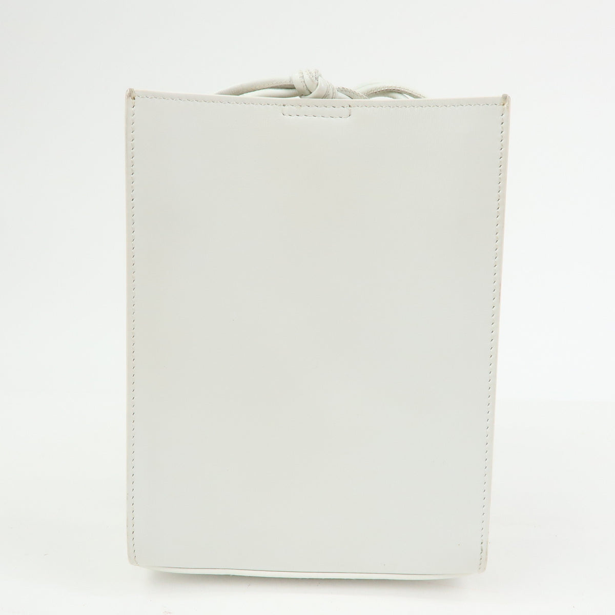 JIL SANDER Tangle Leather Shoulder Bag Crossbody Bag White