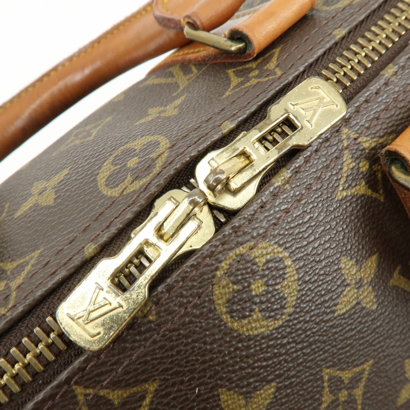 Louis Vuitton Monogram Keep All 45 Boston Bag Brown M41428