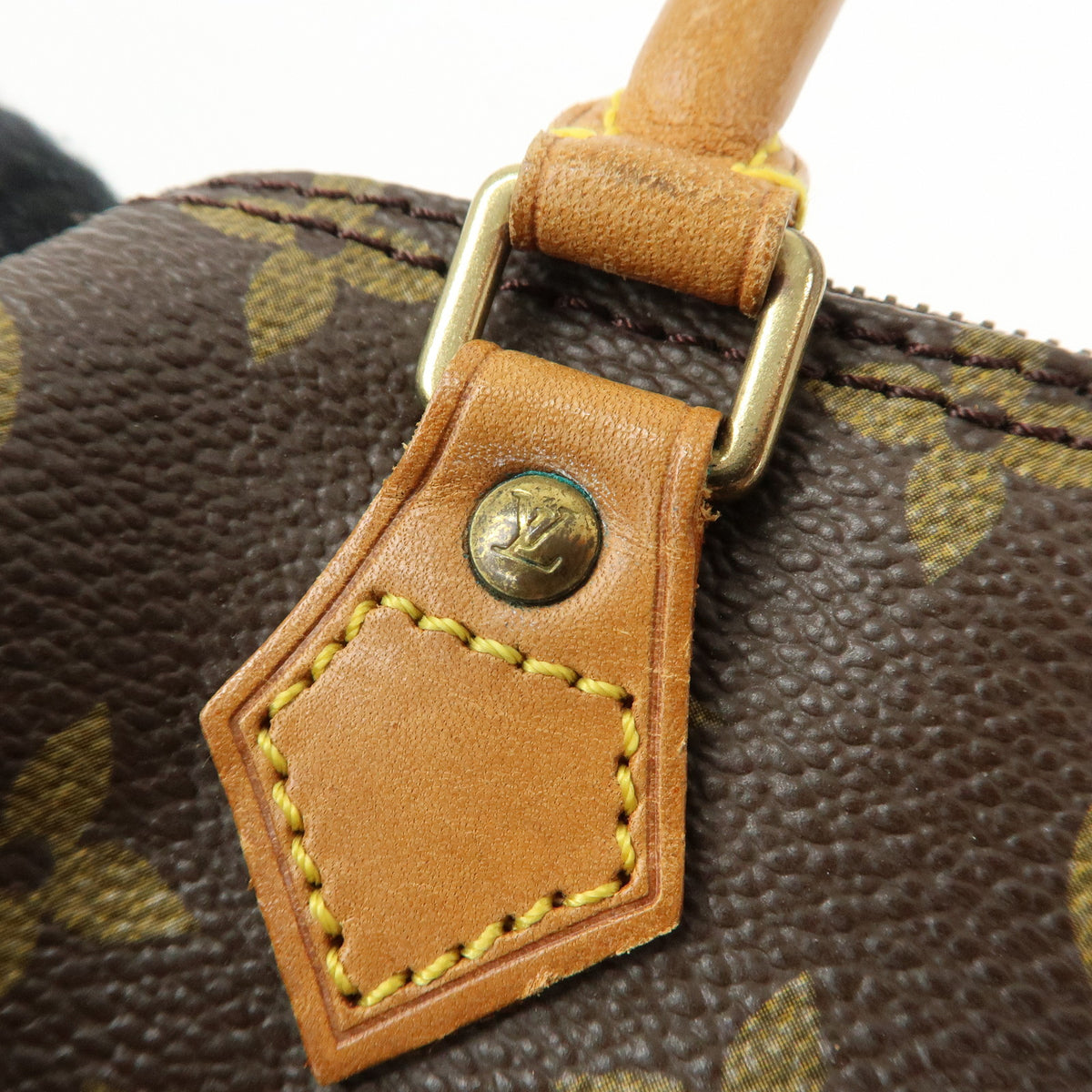 Louis Vuitton Monogram Mini Speedy Hand Bag Brown M41534