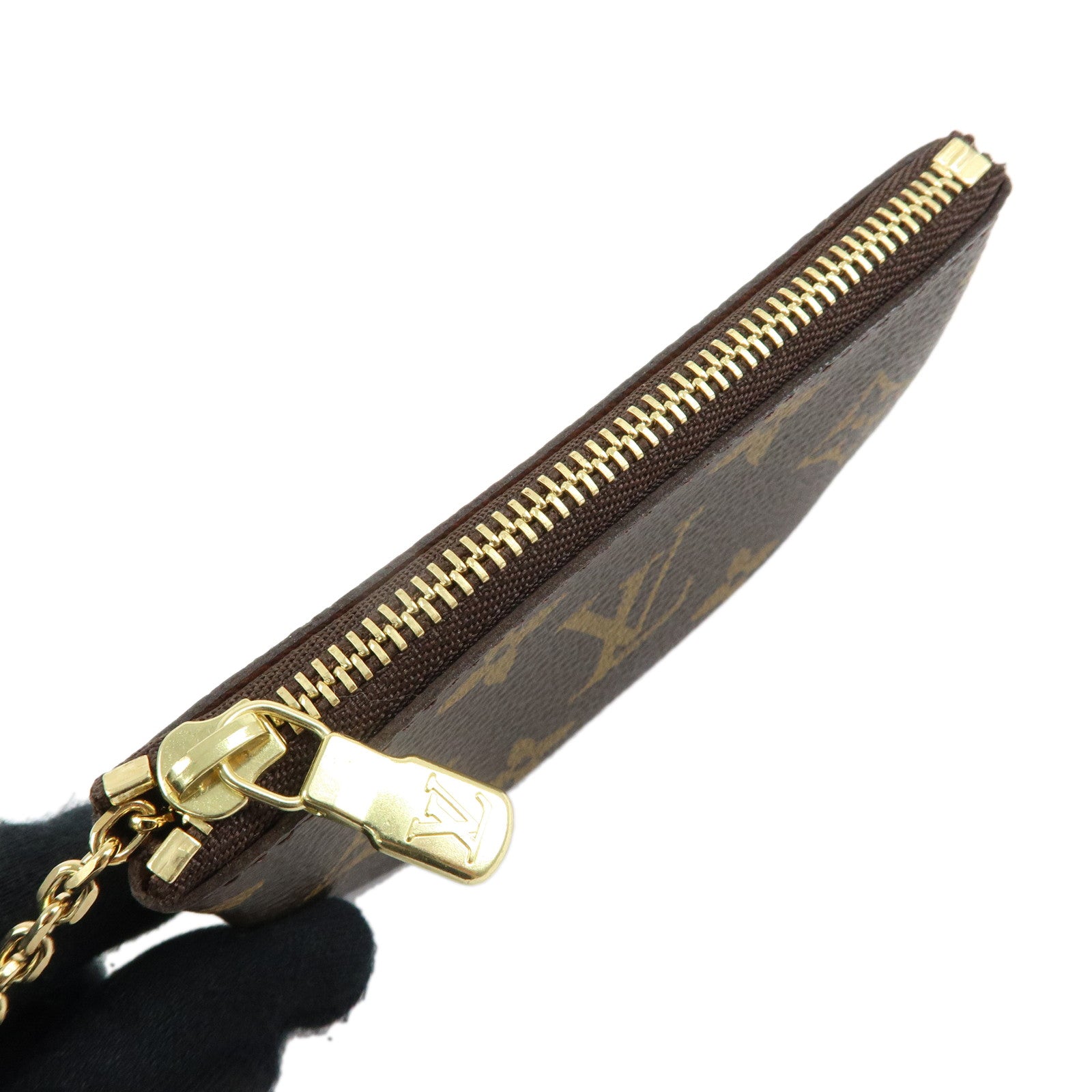 Louis Vuitton Monogram Pochette Cles Coin Case Key Case M62650
