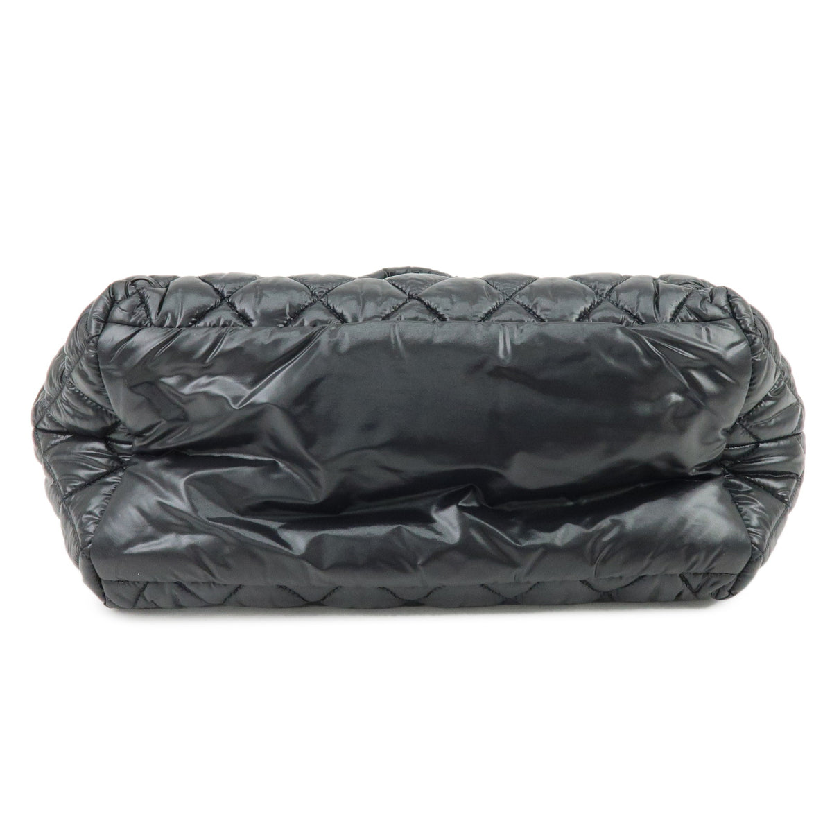 CHANEL COCO Cocoon PM Small Nylon Tote Bag Hand Bag Black A48610