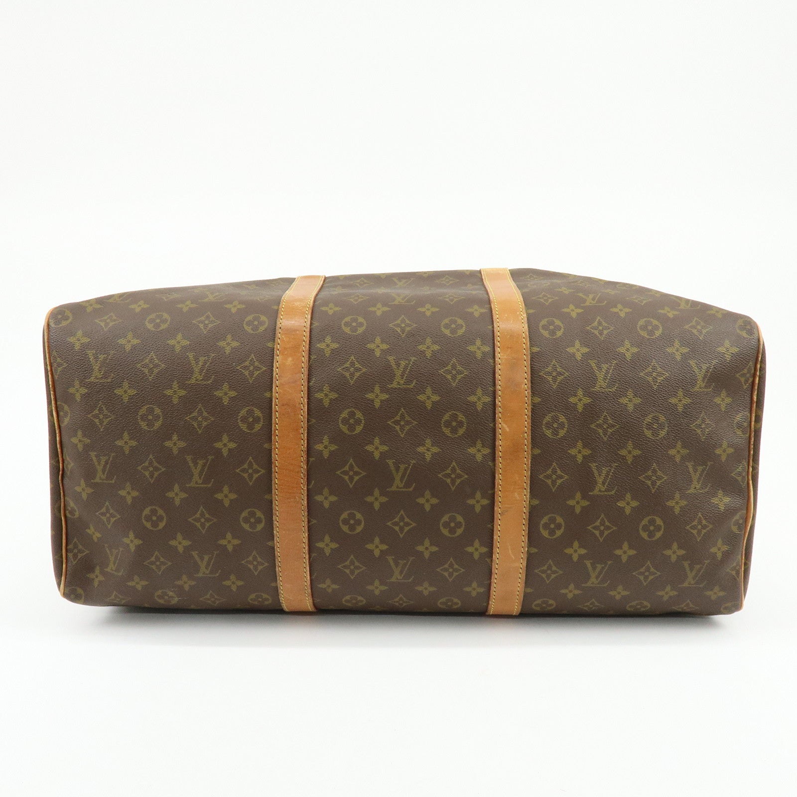 Louis Vuitton Monogram Sac Souple 55 Boston Bag Brown M41622