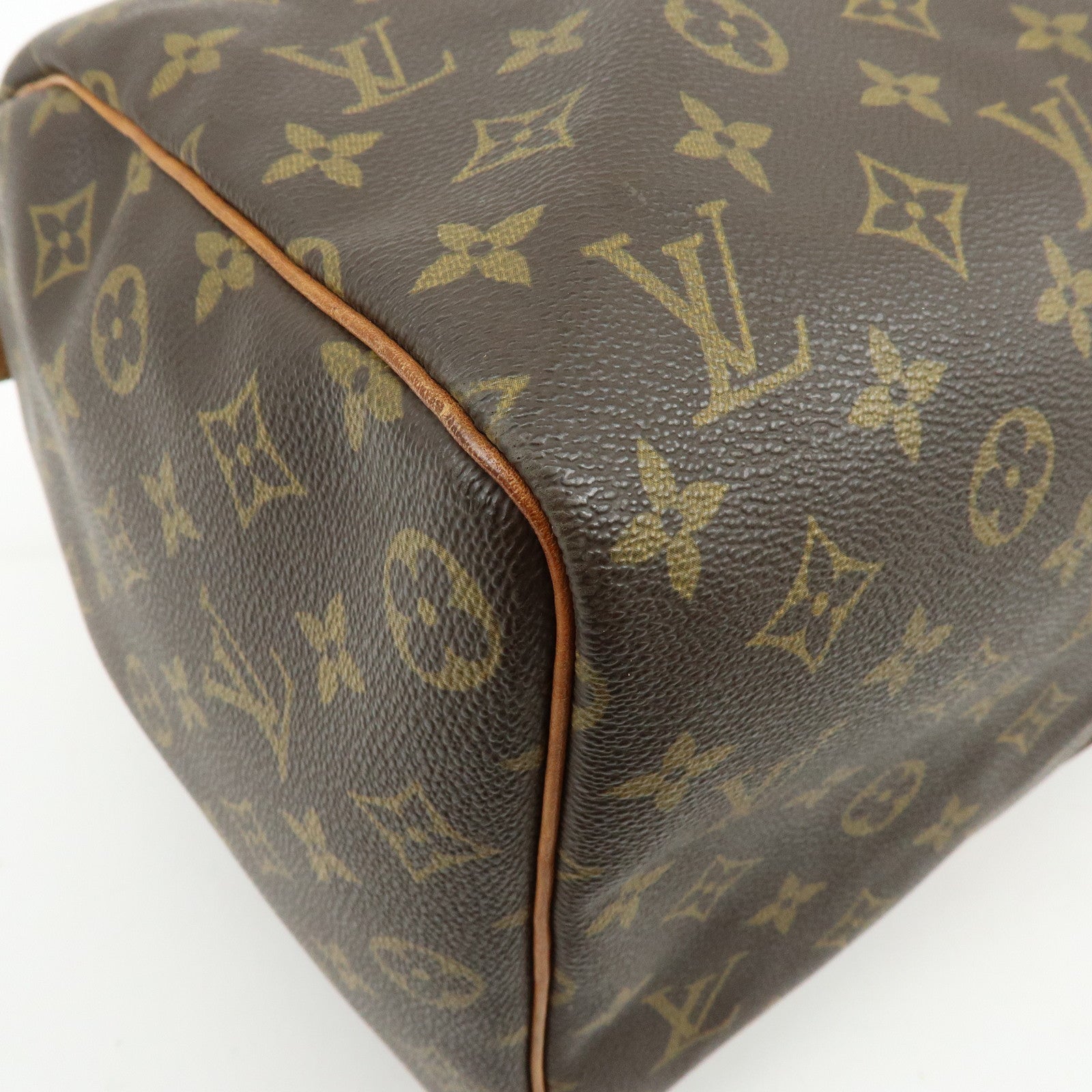 Louis Vuitton Monogram Keep All 45 Boston Bag Brown M41428