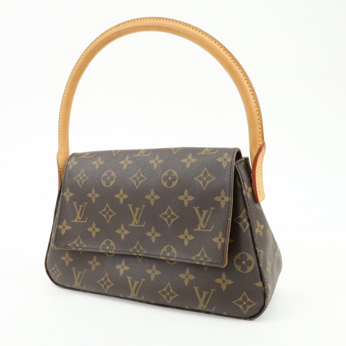 Louis Vuitton Monogram Mini Looping Shoulder Bag Brown M51147