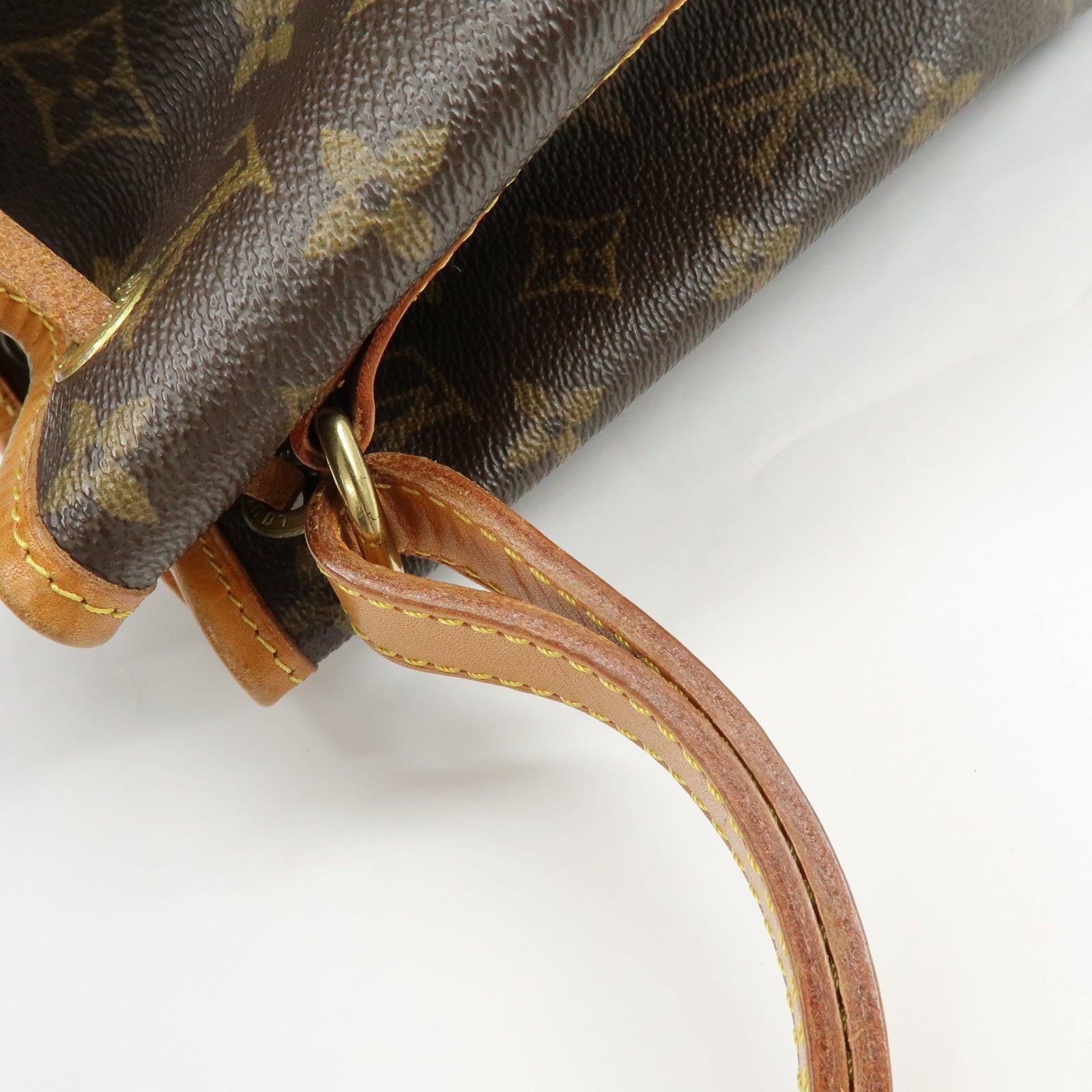 Louis Vuitton Monogram Canvas Petit Noe Shoulder Bag Brown M42226