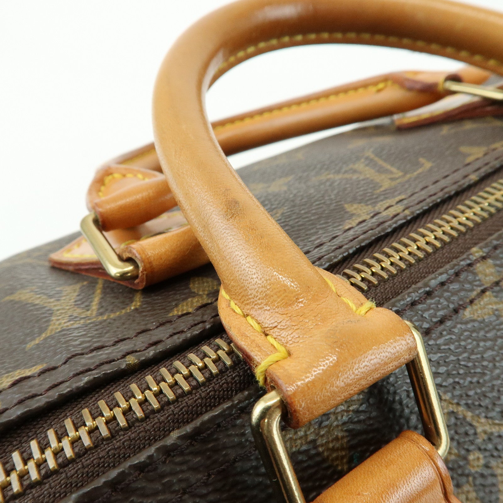 Louis Vuitton Monogram Speedy 40 Hand Bag Boston Bag Brown M41522