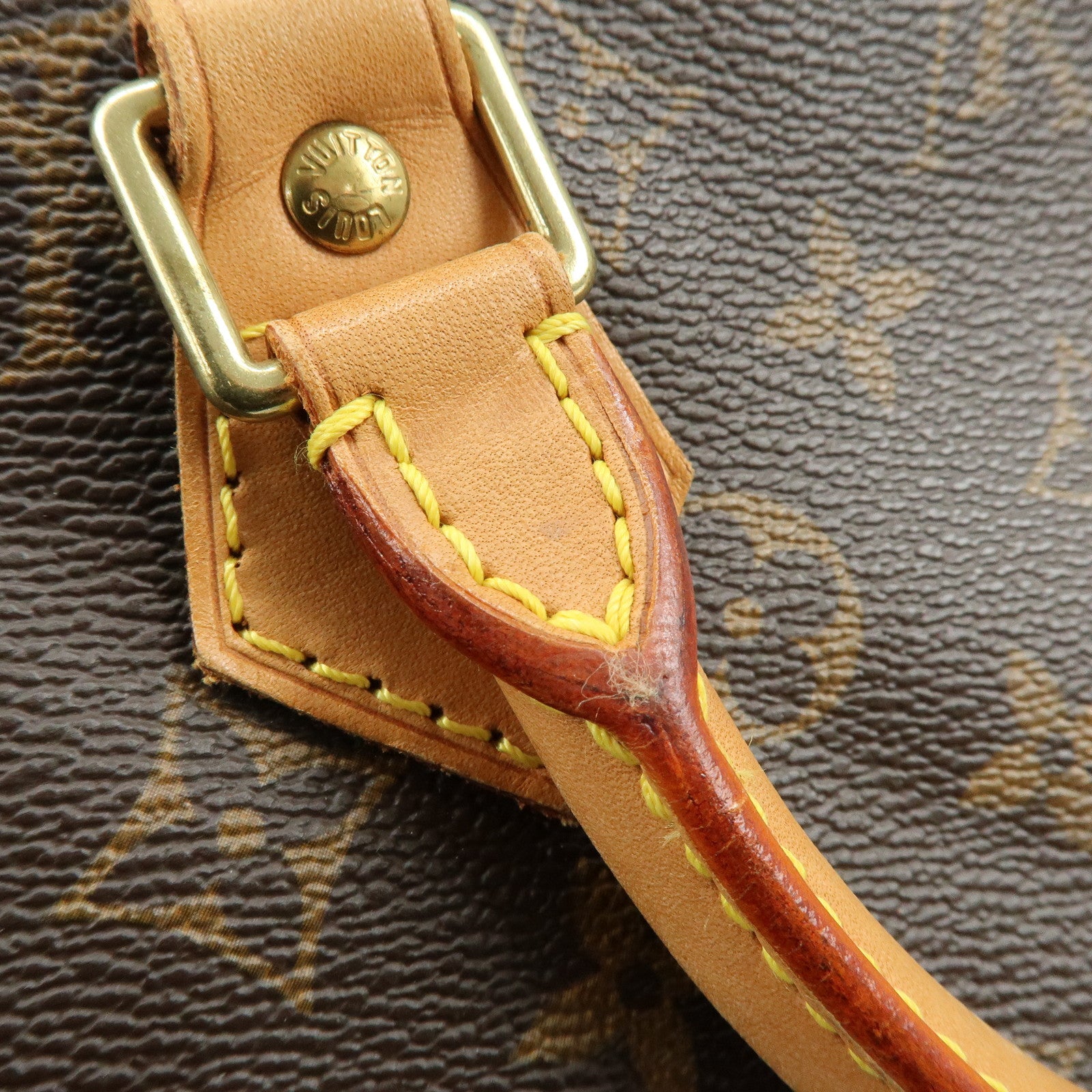 Louis Vuitton Monogram Speedy 40 Hand Bag Boston Bag Brown M41522